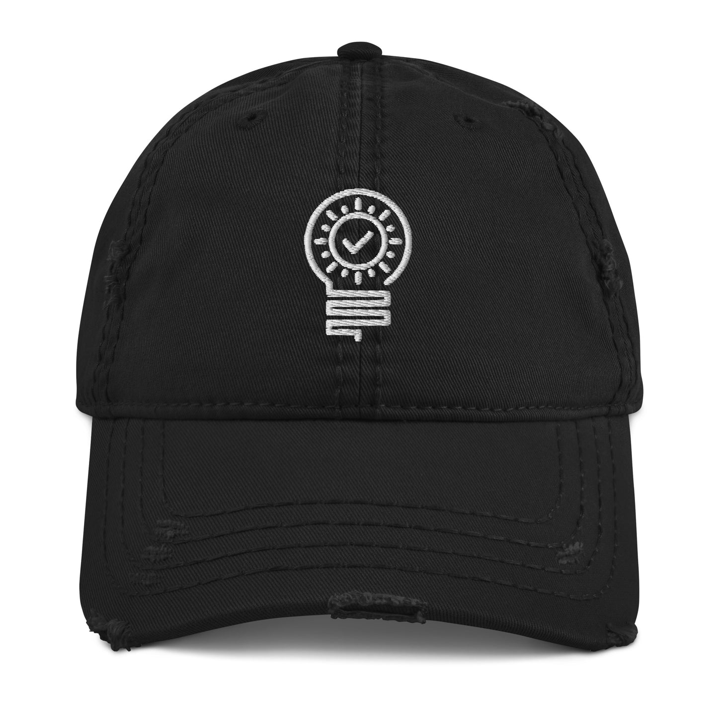 Check Bulb - Distressed Dad Hat