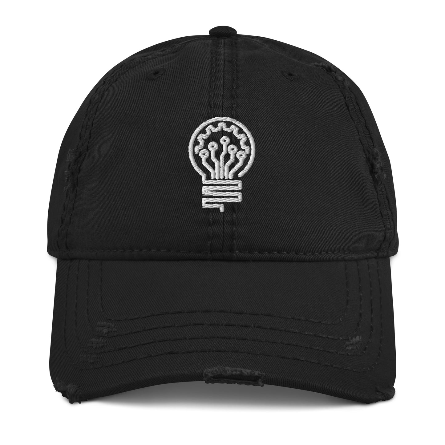 Electrical Engineer Bulb - Distressed Dad Hat