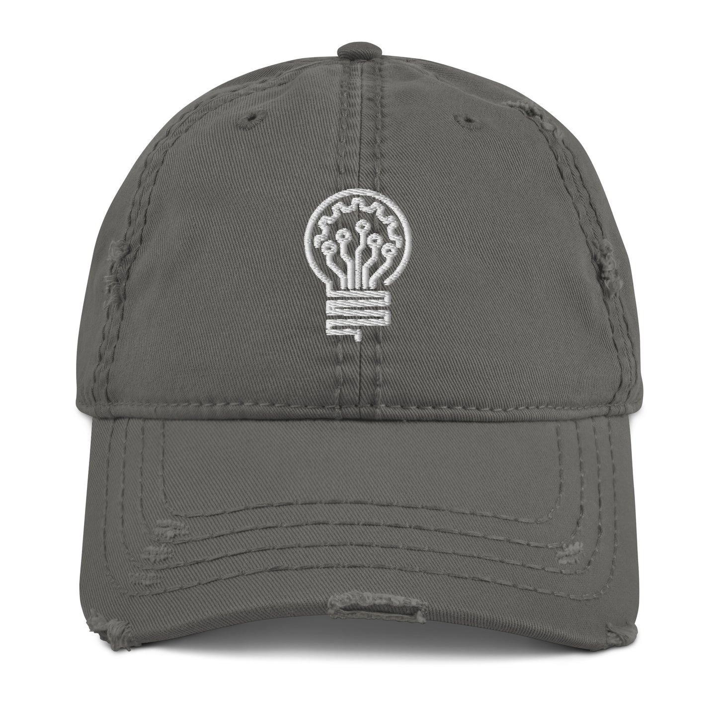 Electrical Engineer Bulb - Distressed Dad Hat