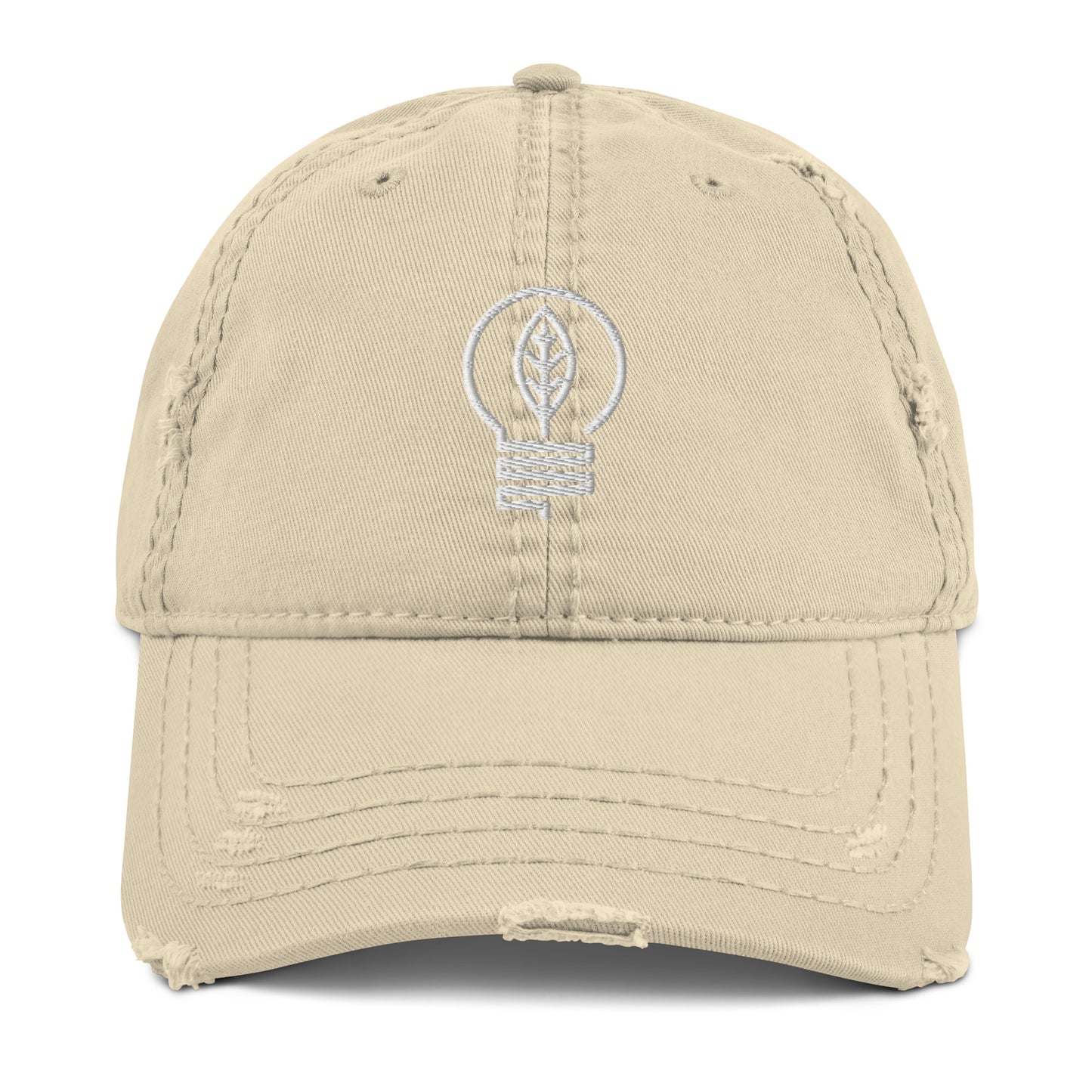 Leaf Bulb - Distressed Dad Hat
