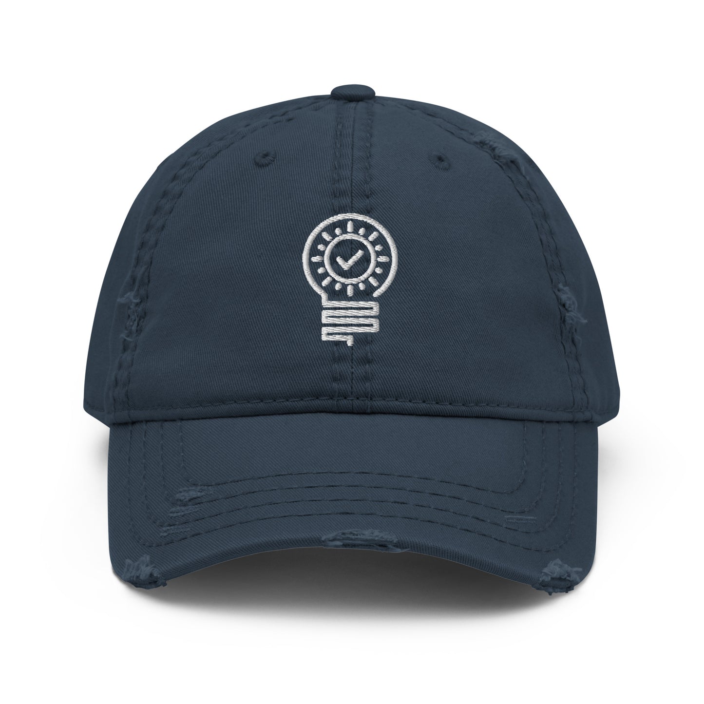 Check Bulb - Distressed Dad Hat