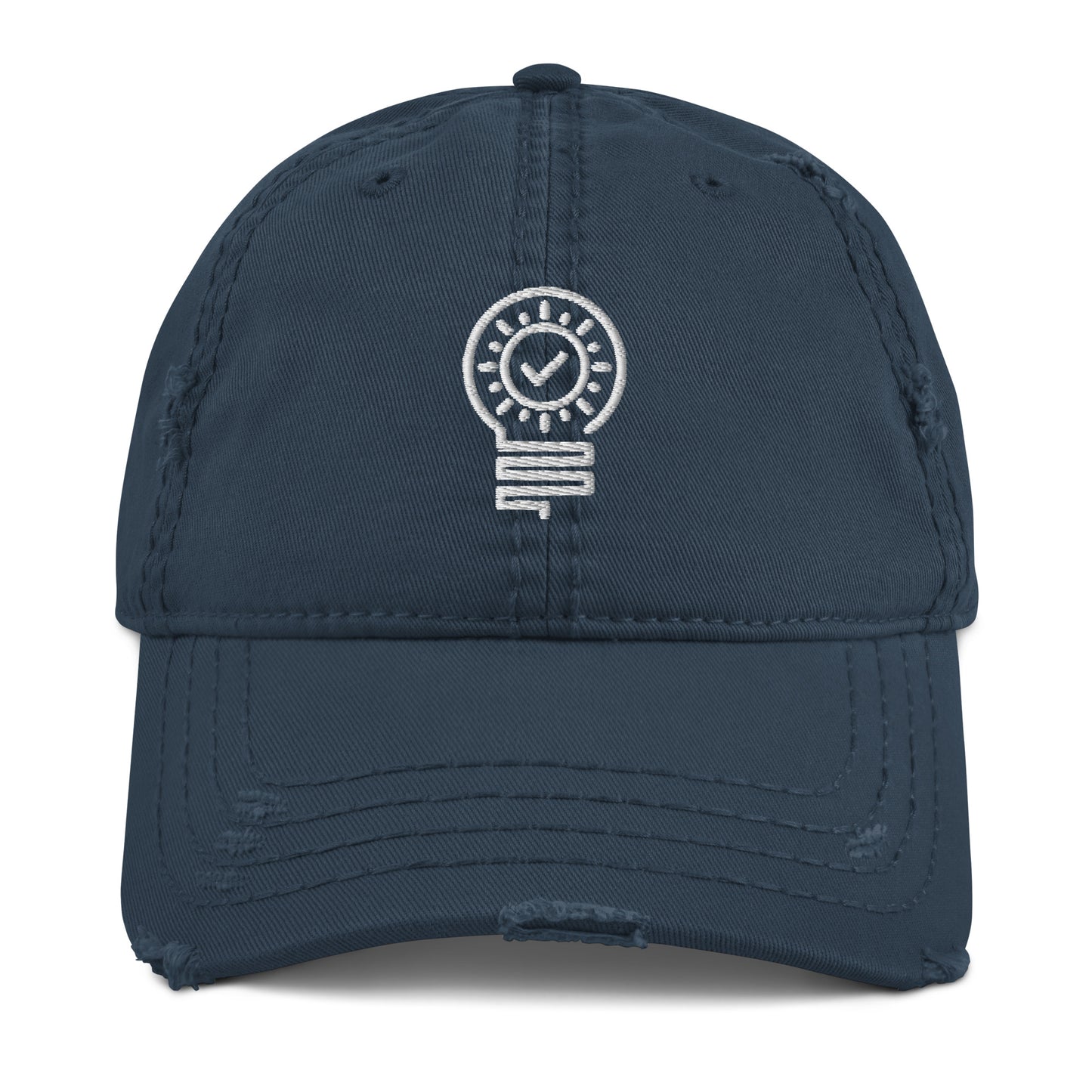 Check Bulb - Distressed Dad Hat