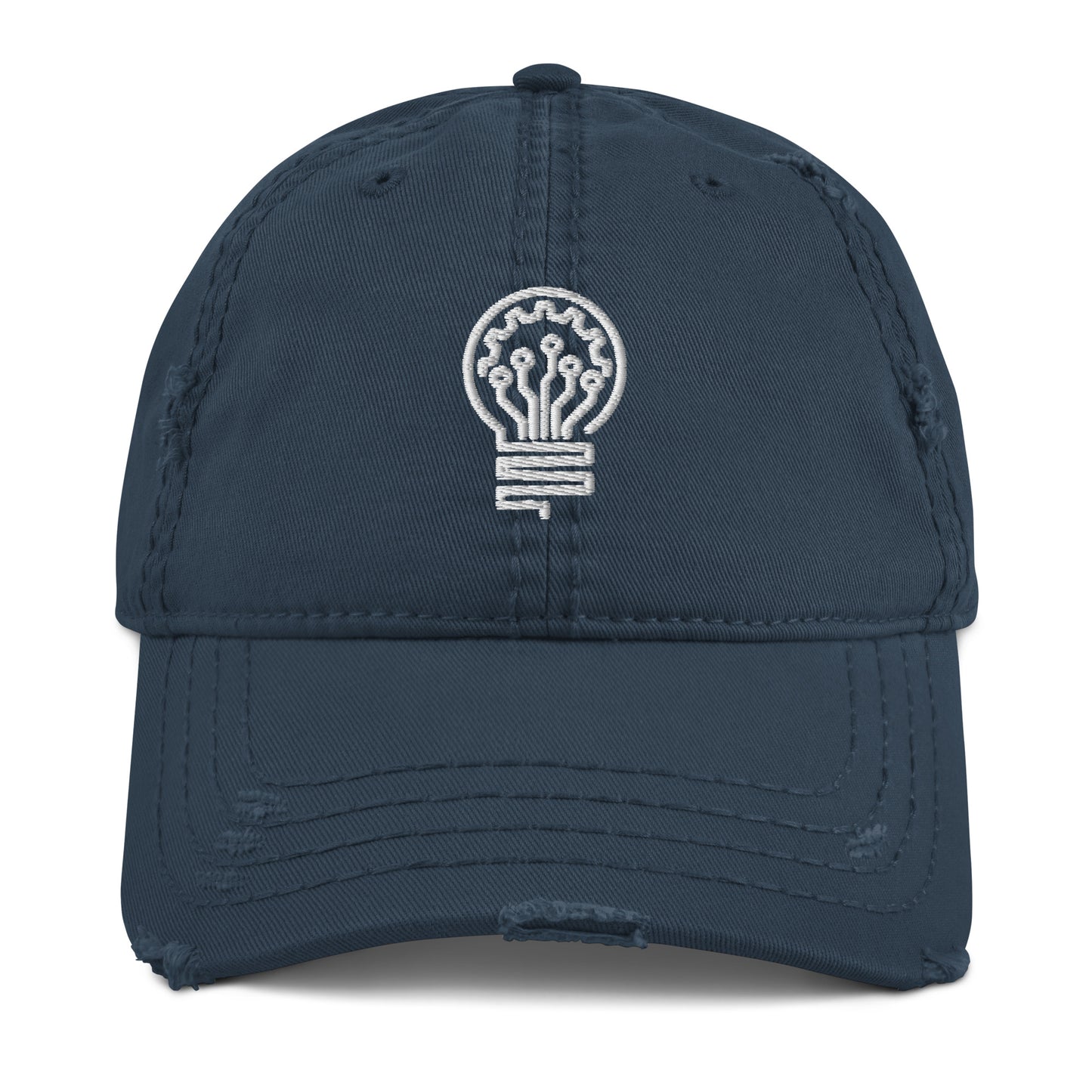 Electrical Engineer Bulb - Distressed Dad Hat