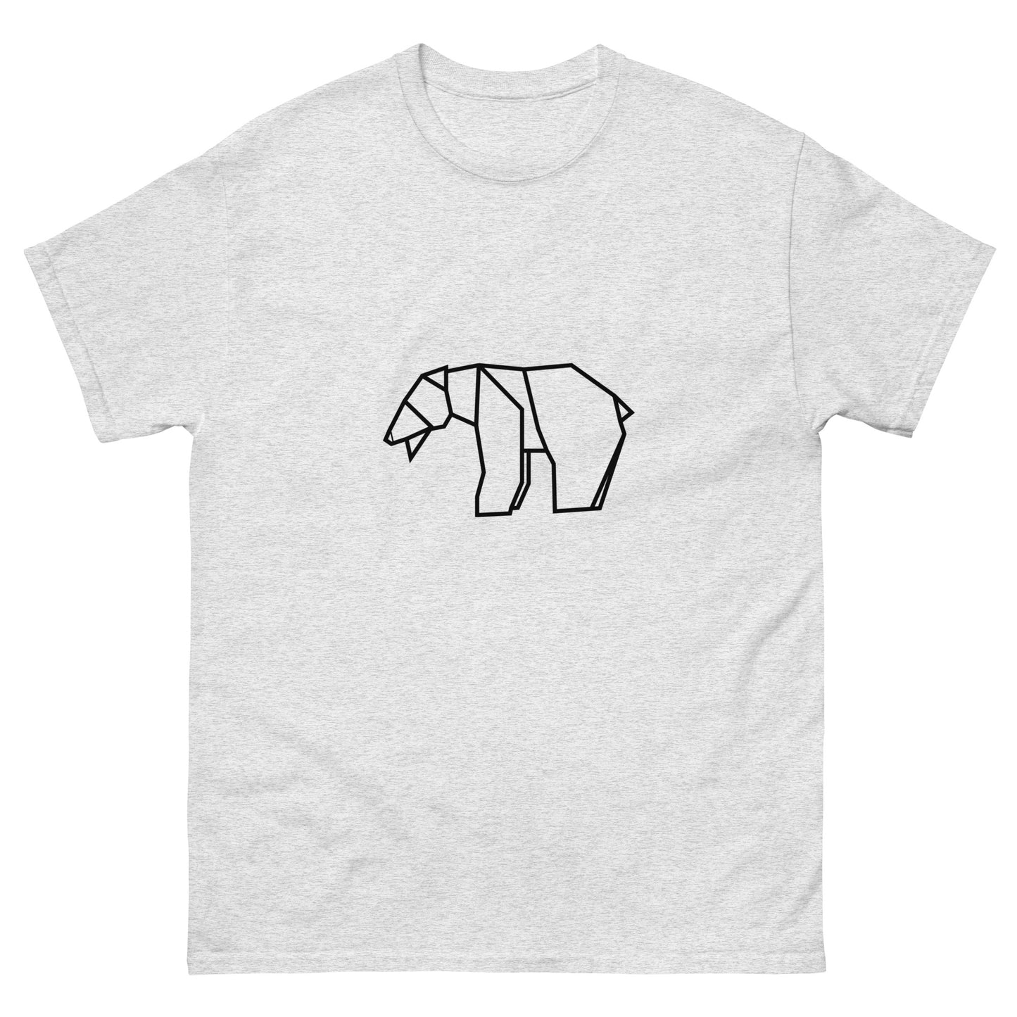 Bear (black) - Origami Series - Men's classic tee