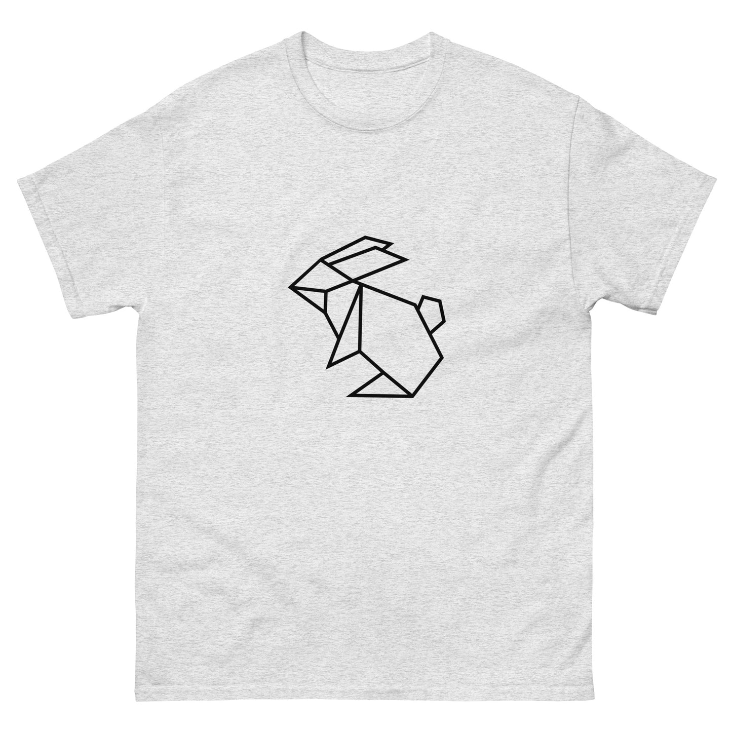 Rabbit (black) - Origami Series - Men's classic tee
