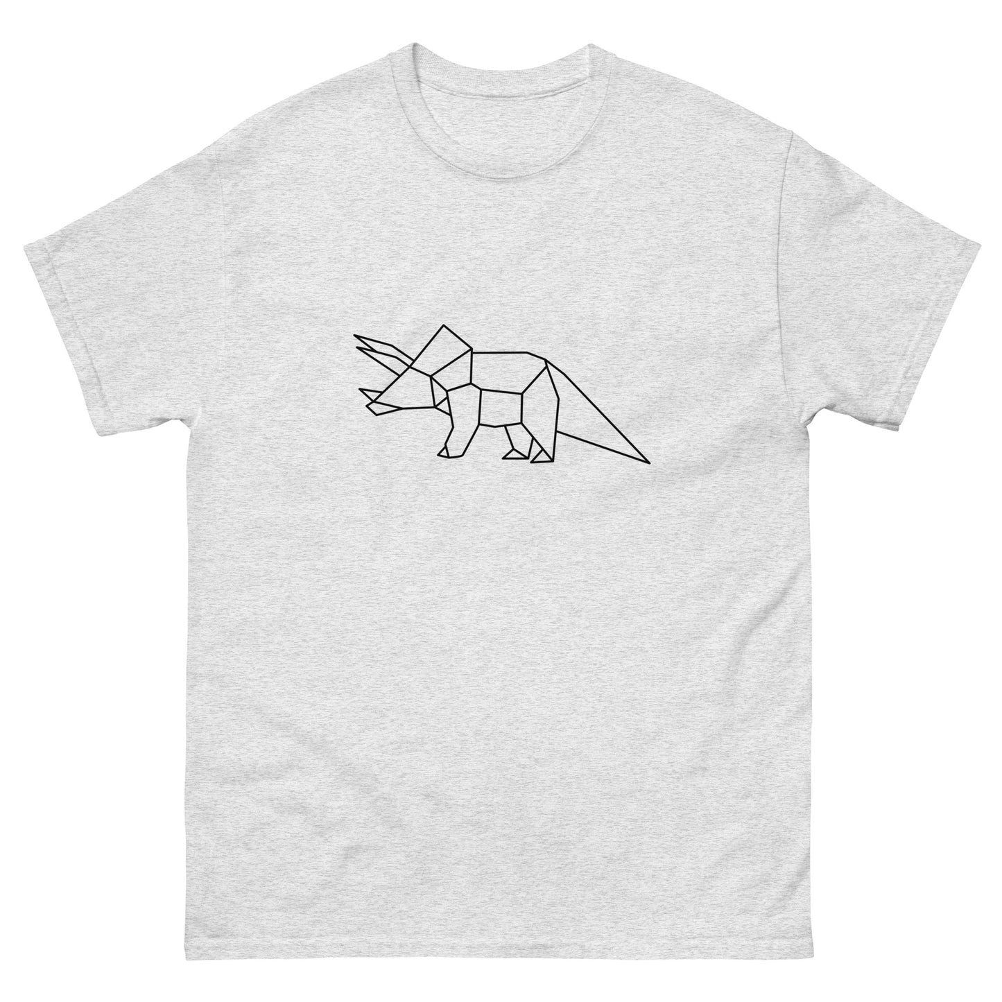 Triceratops (black) - Origami Series - Men's classic tee