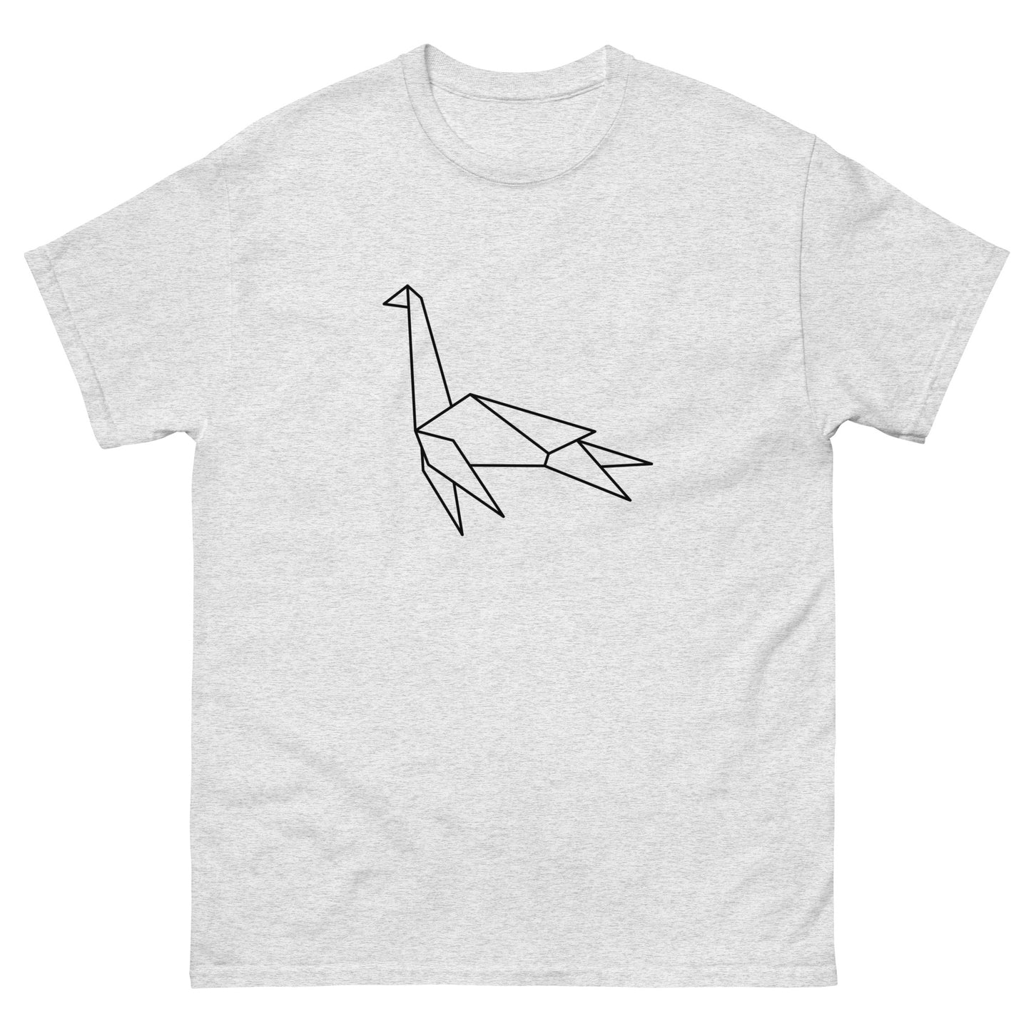 Plesiosaurus (black) - Origami Series - Men's classic tee