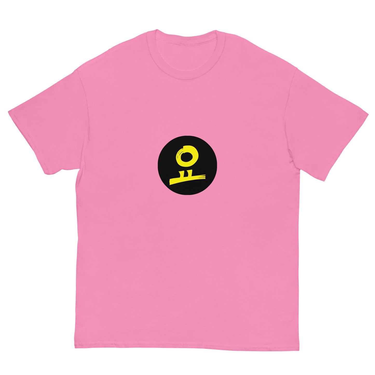 요 Yellow Black Fill Circle Stamp