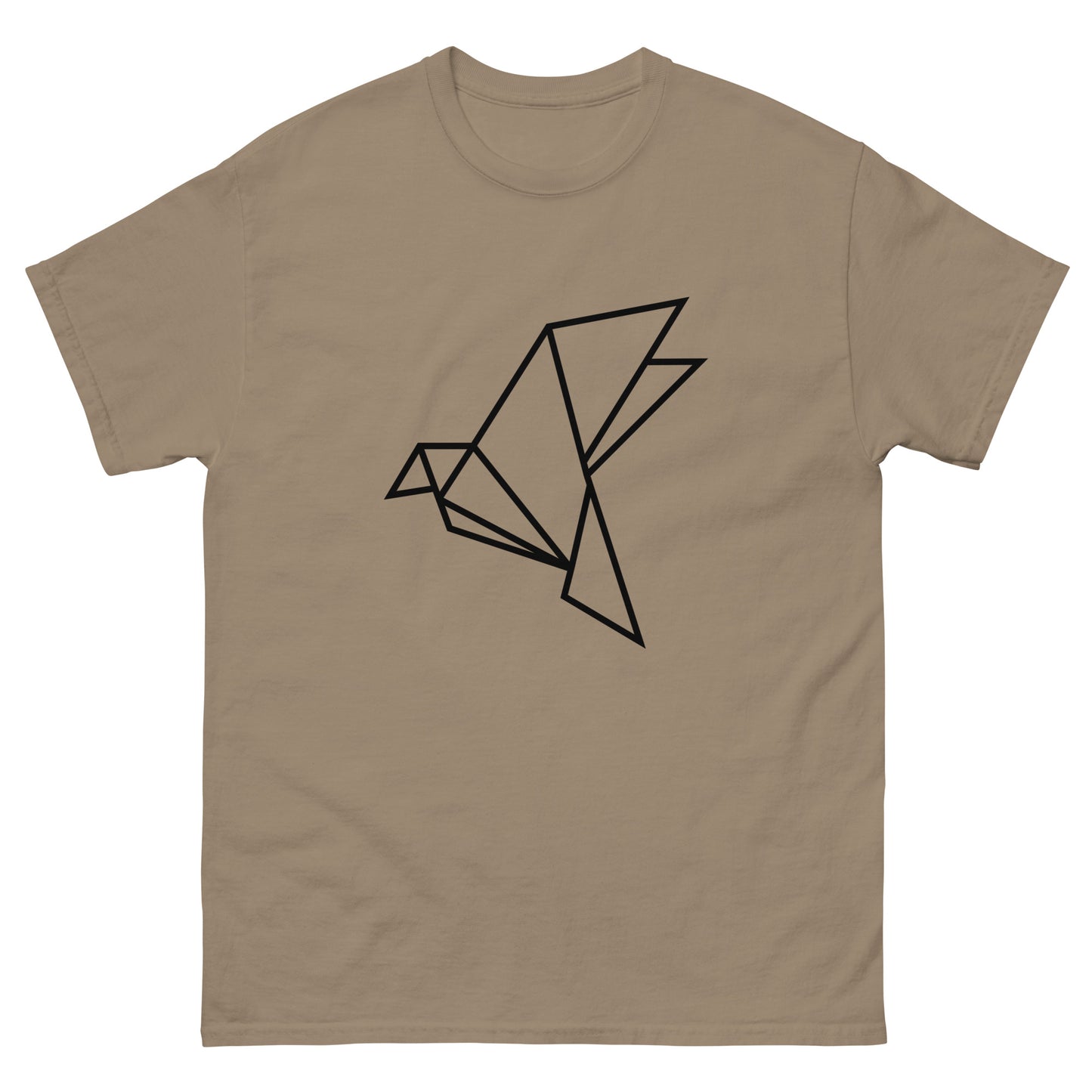 Dove (black) - Origami Series - Men's classic tee