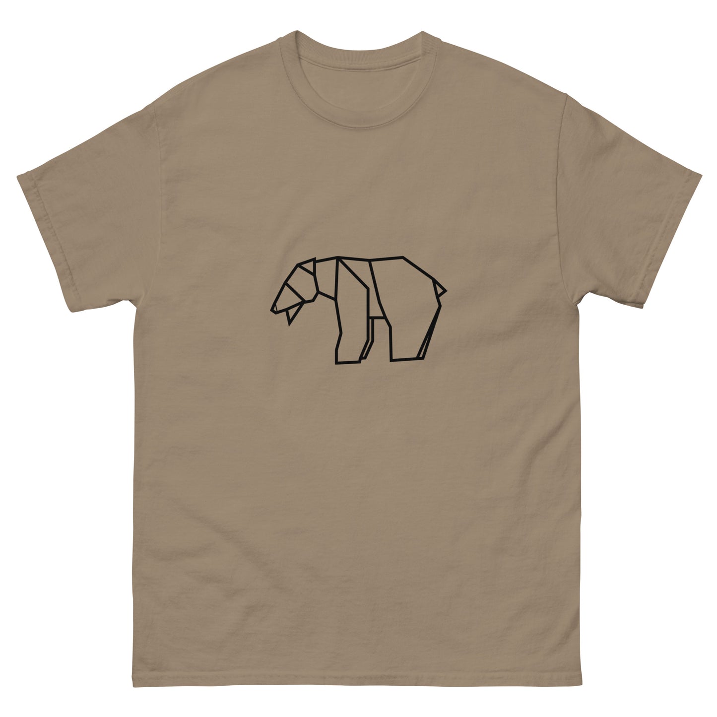 Bear (black) - Origami Series - Men's classic tee