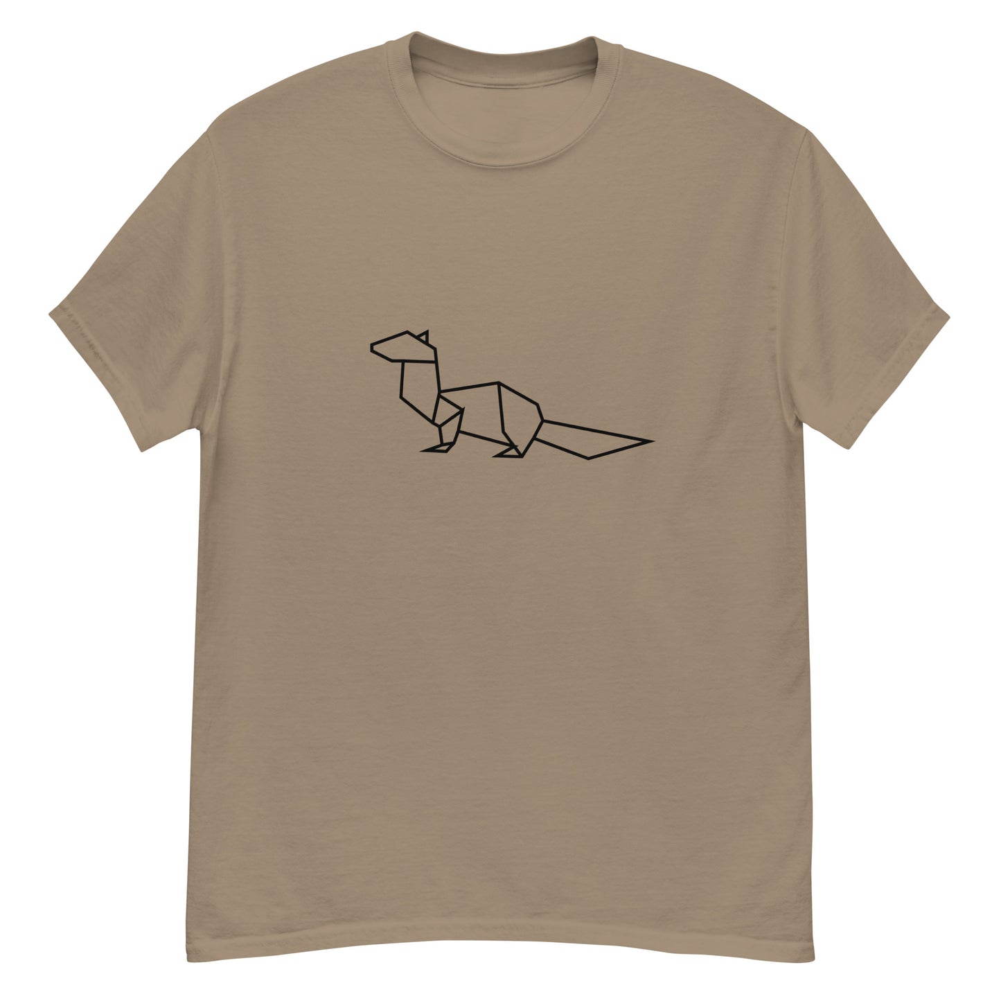 Ferret (black) - Origami Series - Men's classic tee