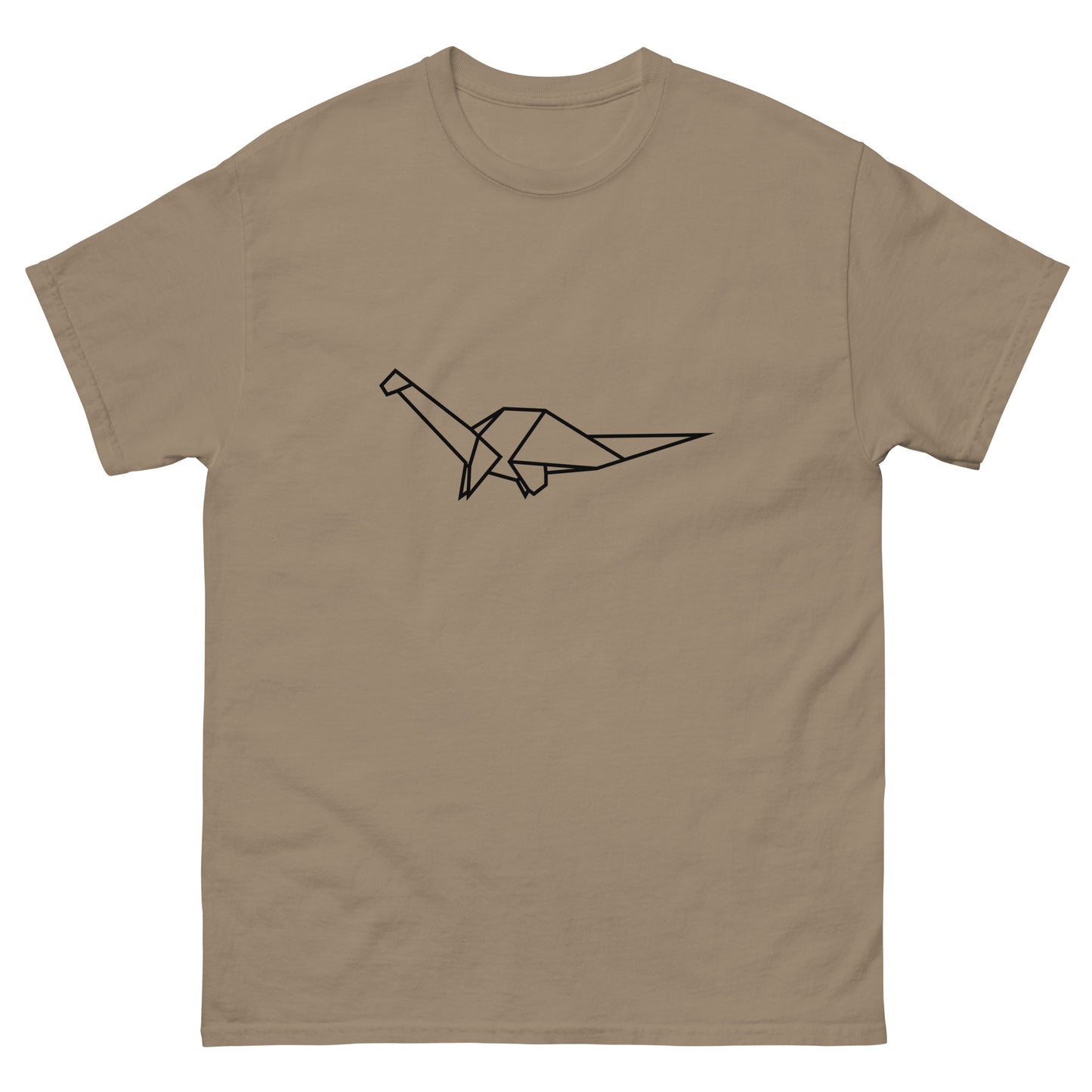 Brontosaurus (black) - Origami Series - Men's classic tee