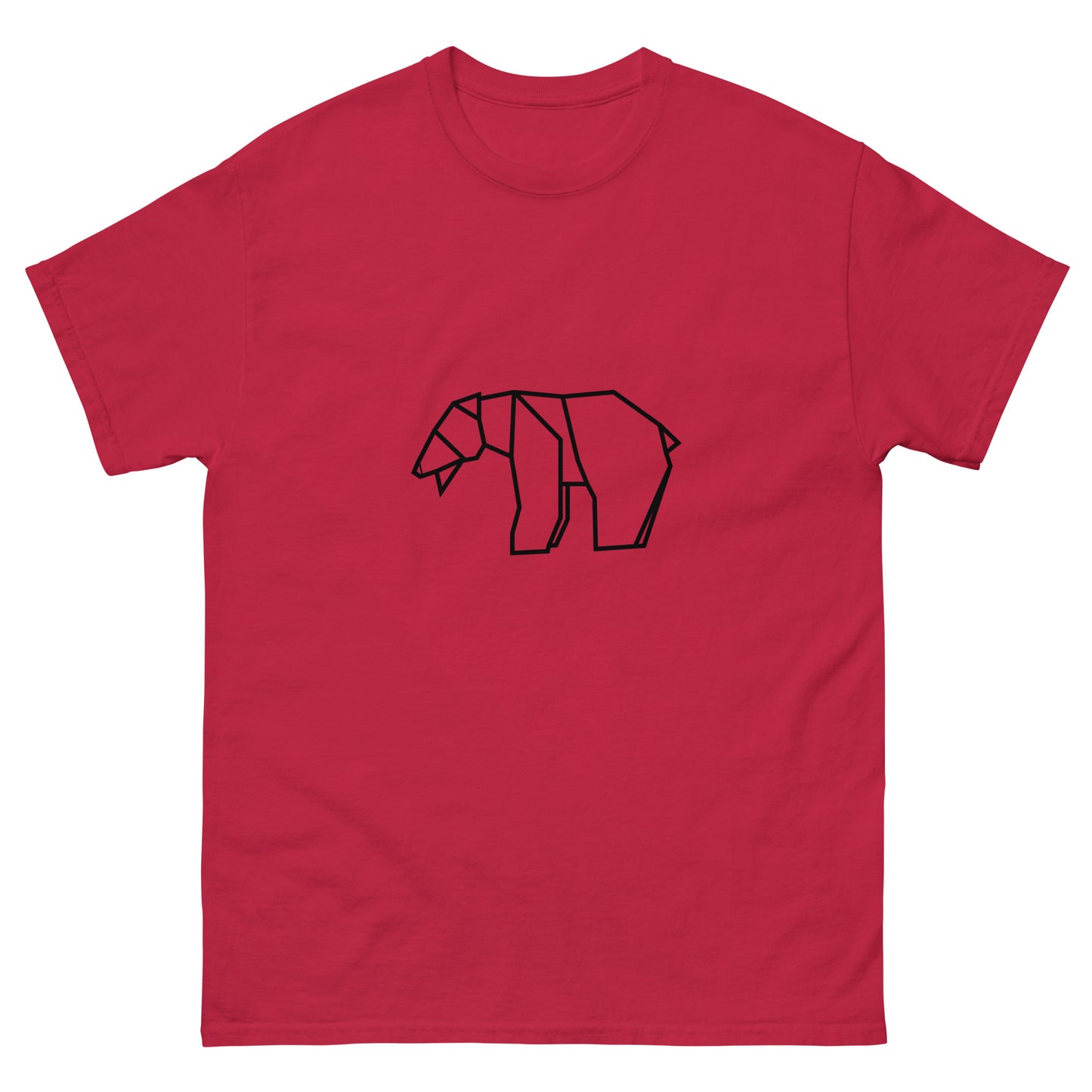Bear (black) - Origami Series - Men's classic tee