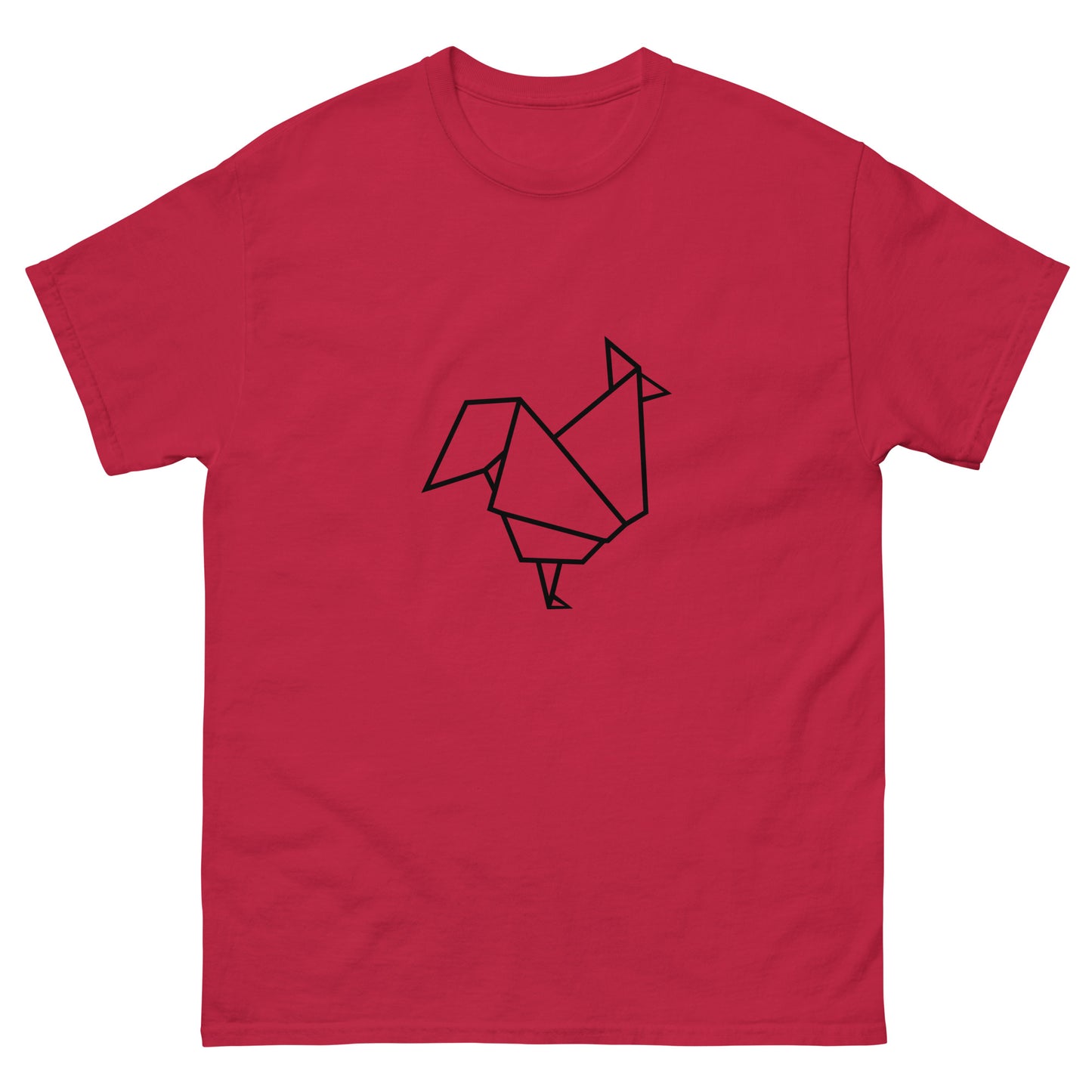 Rooster (black) - Origami Series - Men's classic tee