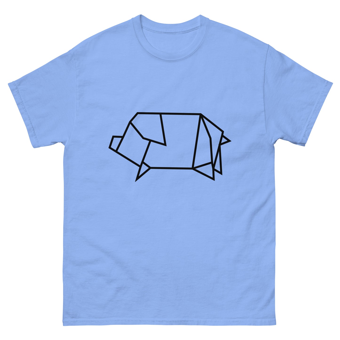 Pig (black) - Origami Series - Men's classic tee