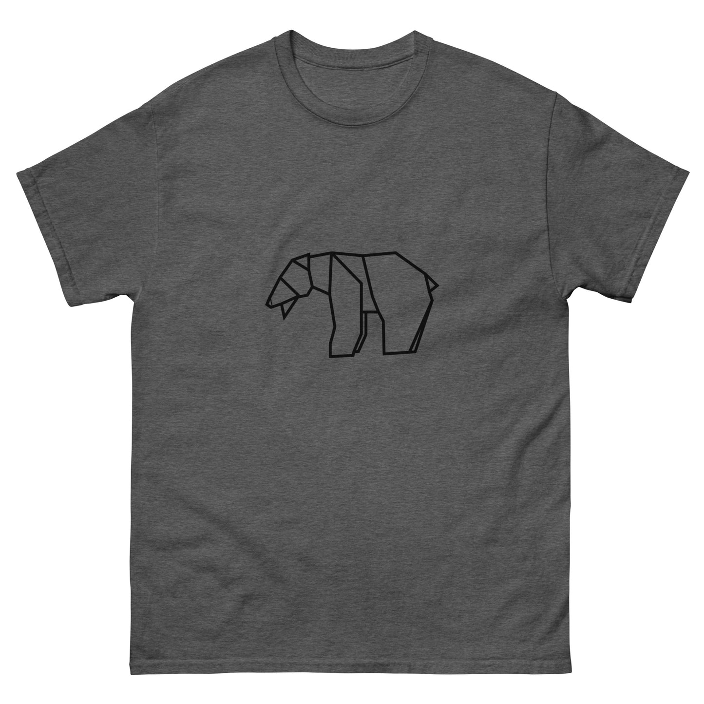 Bear (black) - Origami Series - Men's classic tee