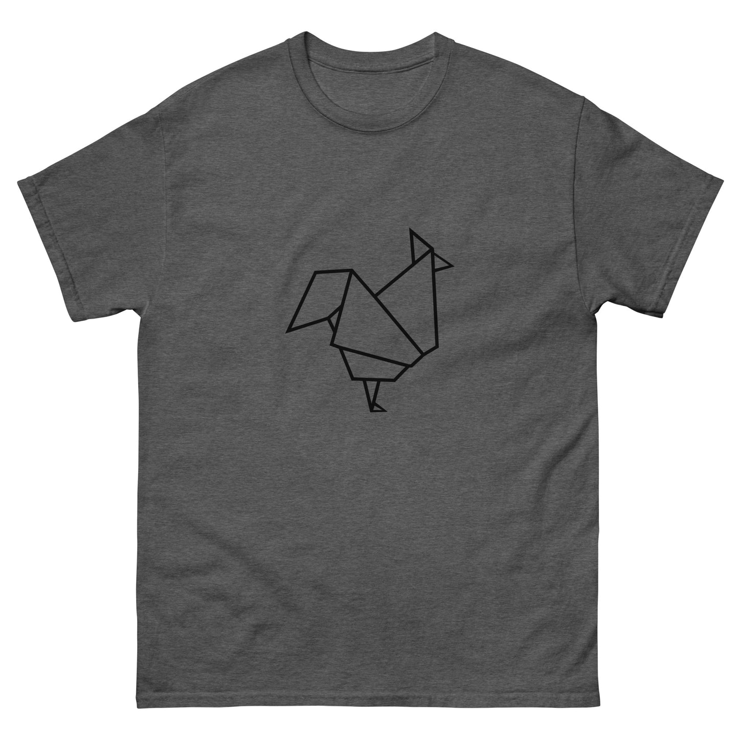 Rooster (black) - Origami Series - Men's classic tee