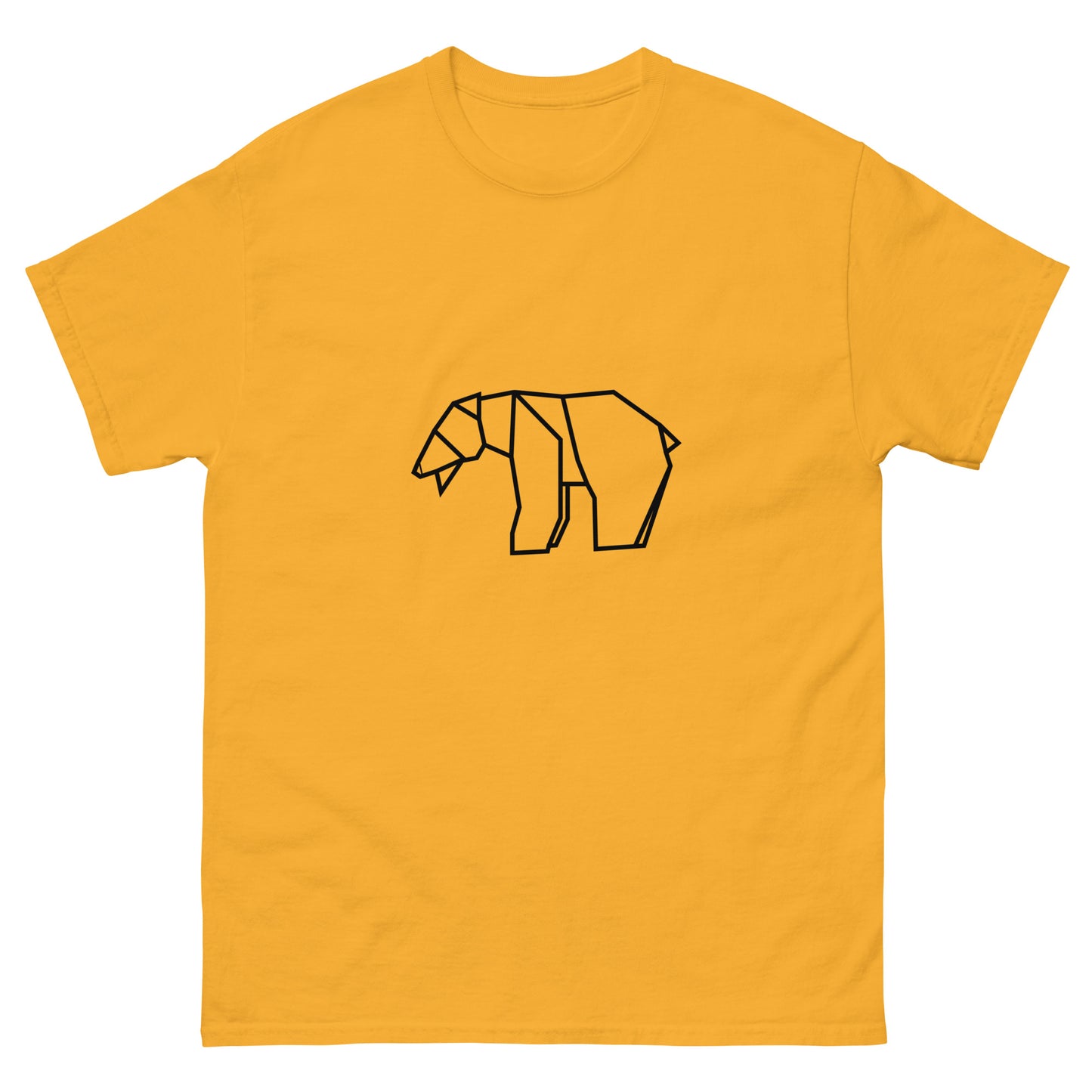 Bear (black) - Origami Series - Men's classic tee
