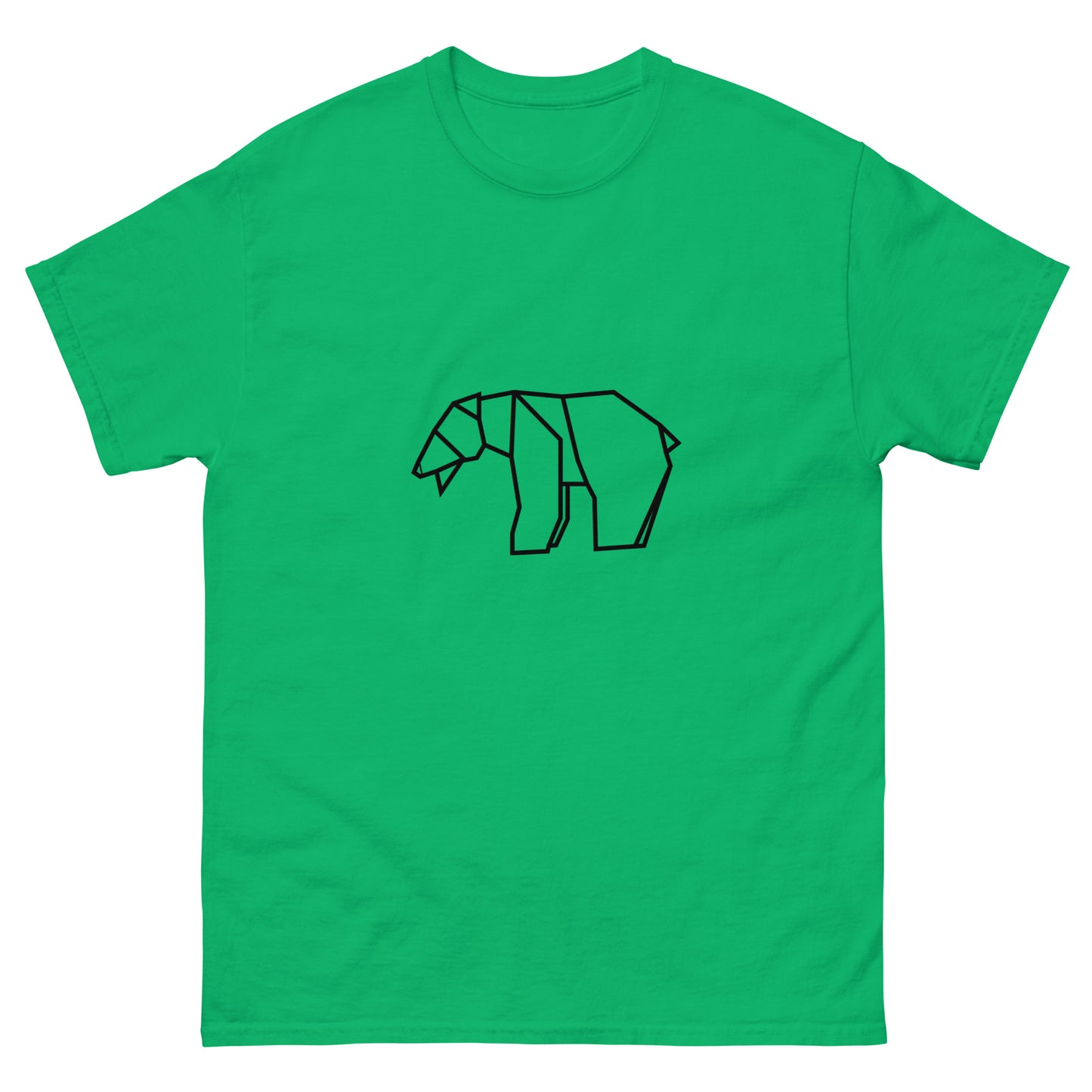 Bear (black) - Origami Series - Men's classic tee