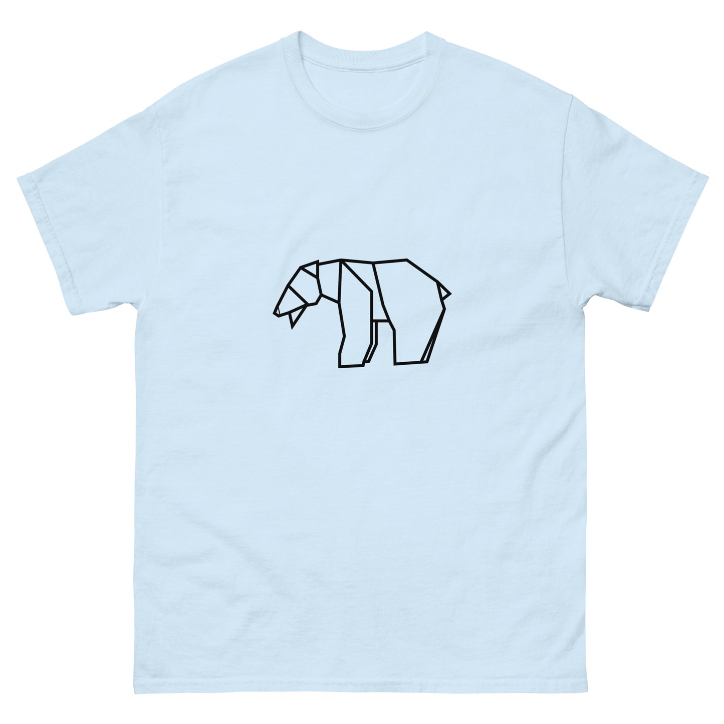 Bear (black) - Origami Series - Men's classic tee