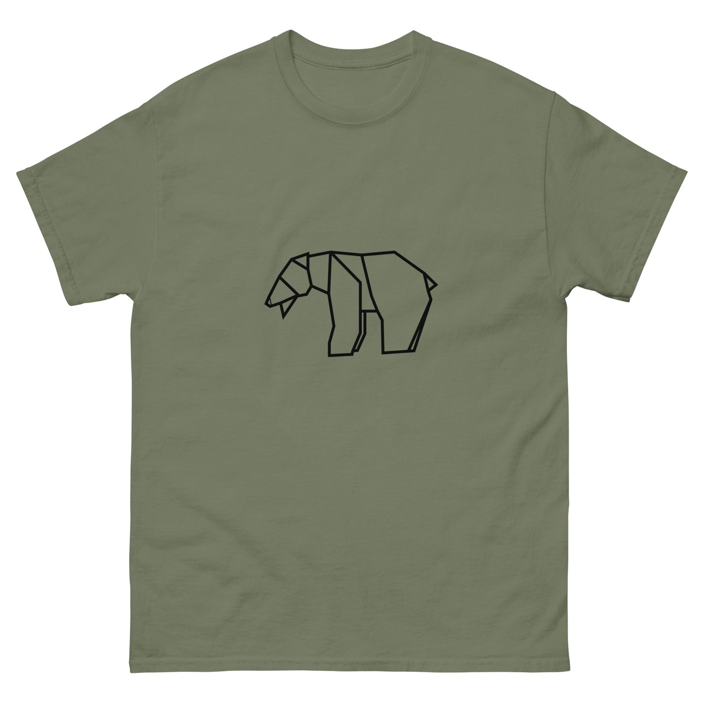 Bear (black) - Origami Series - Men's classic tee