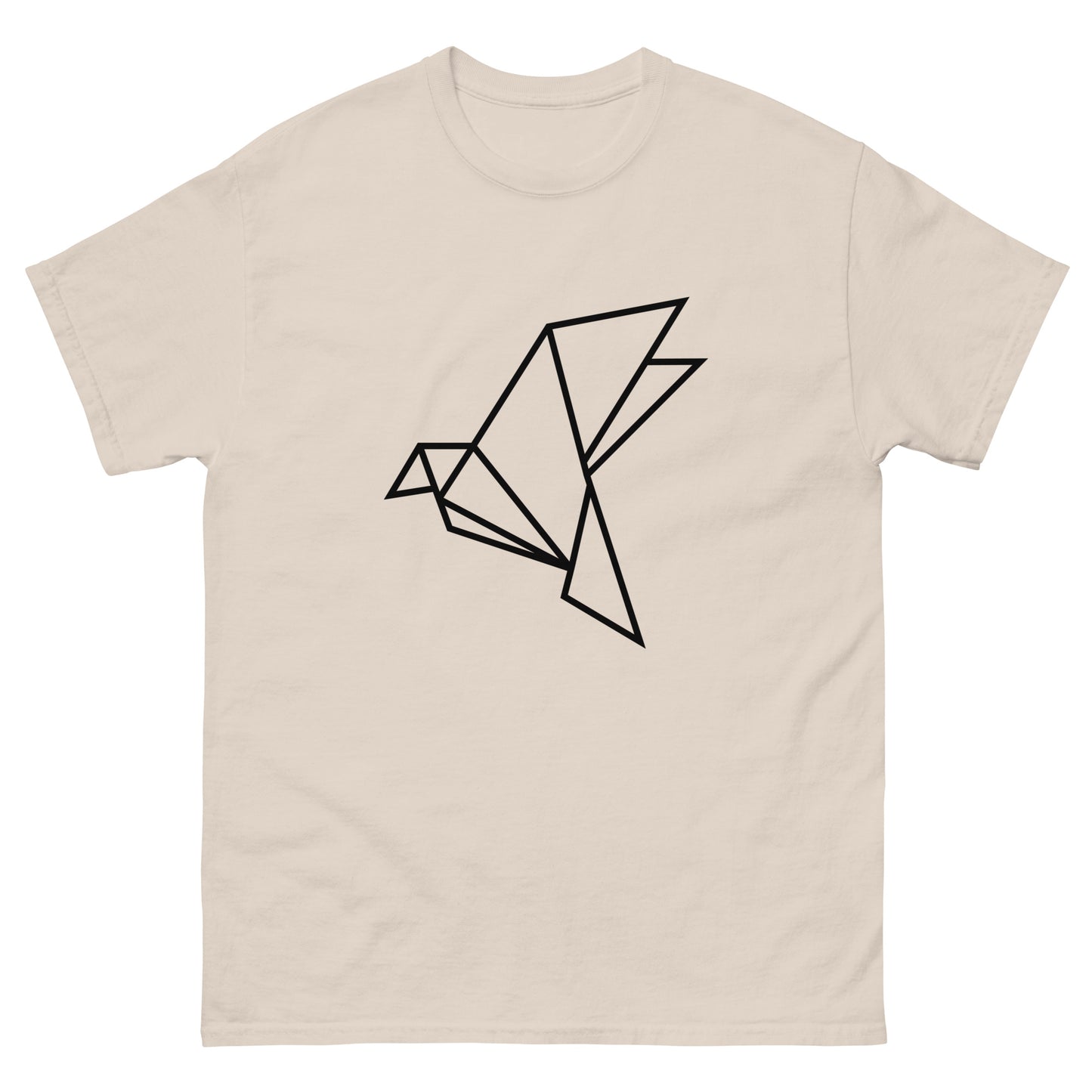 Dove (black) - Origami Series - Men's classic tee