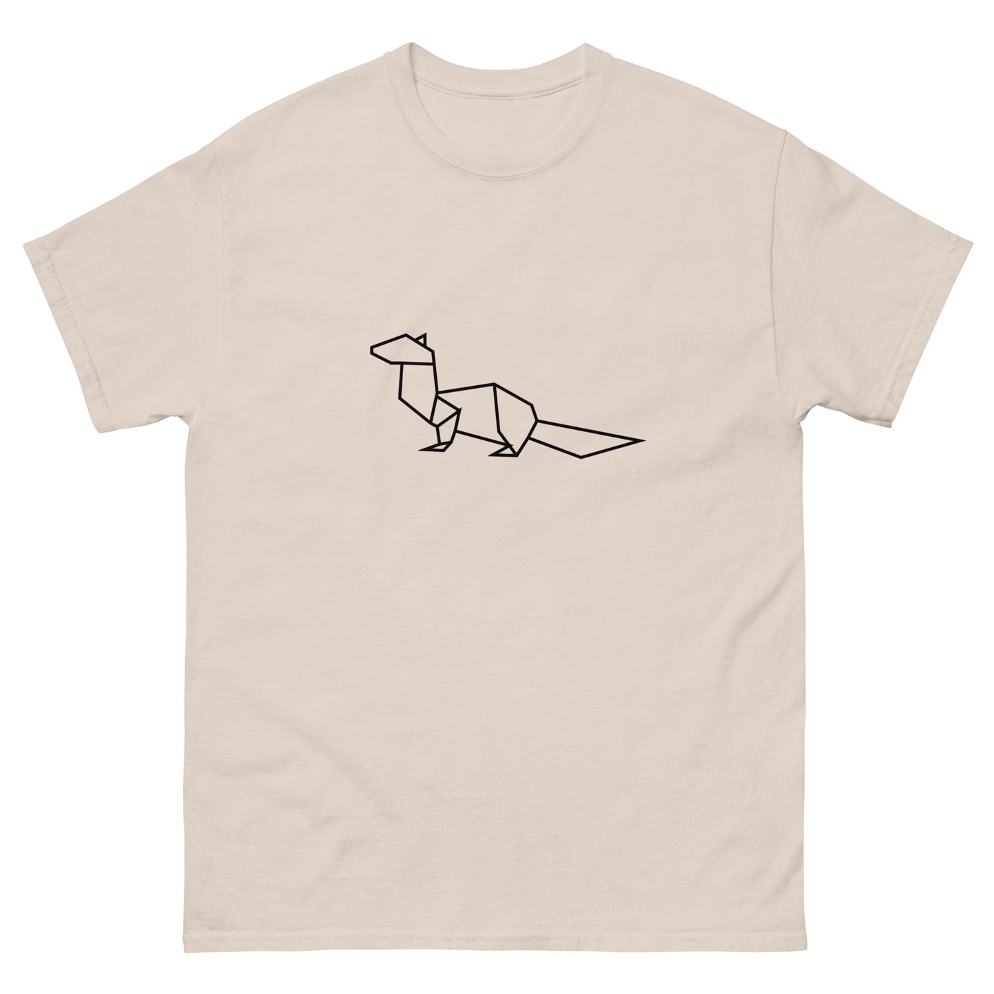 Ferret (black) - Origami Series - Men's classic tee