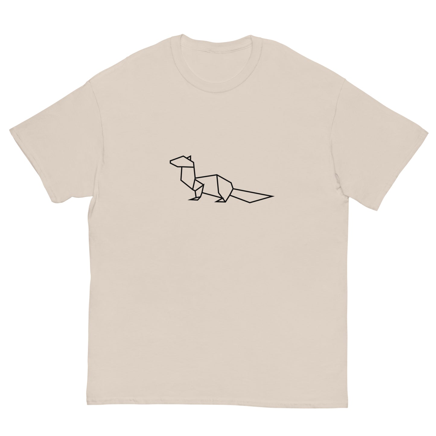 Ferret (black) - Origami Series - Men's classic tee