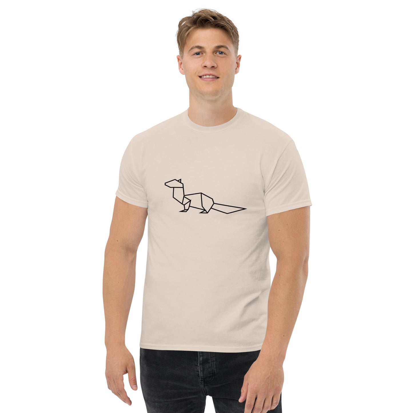 Ferret (black) - Origami Series - Men's classic tee