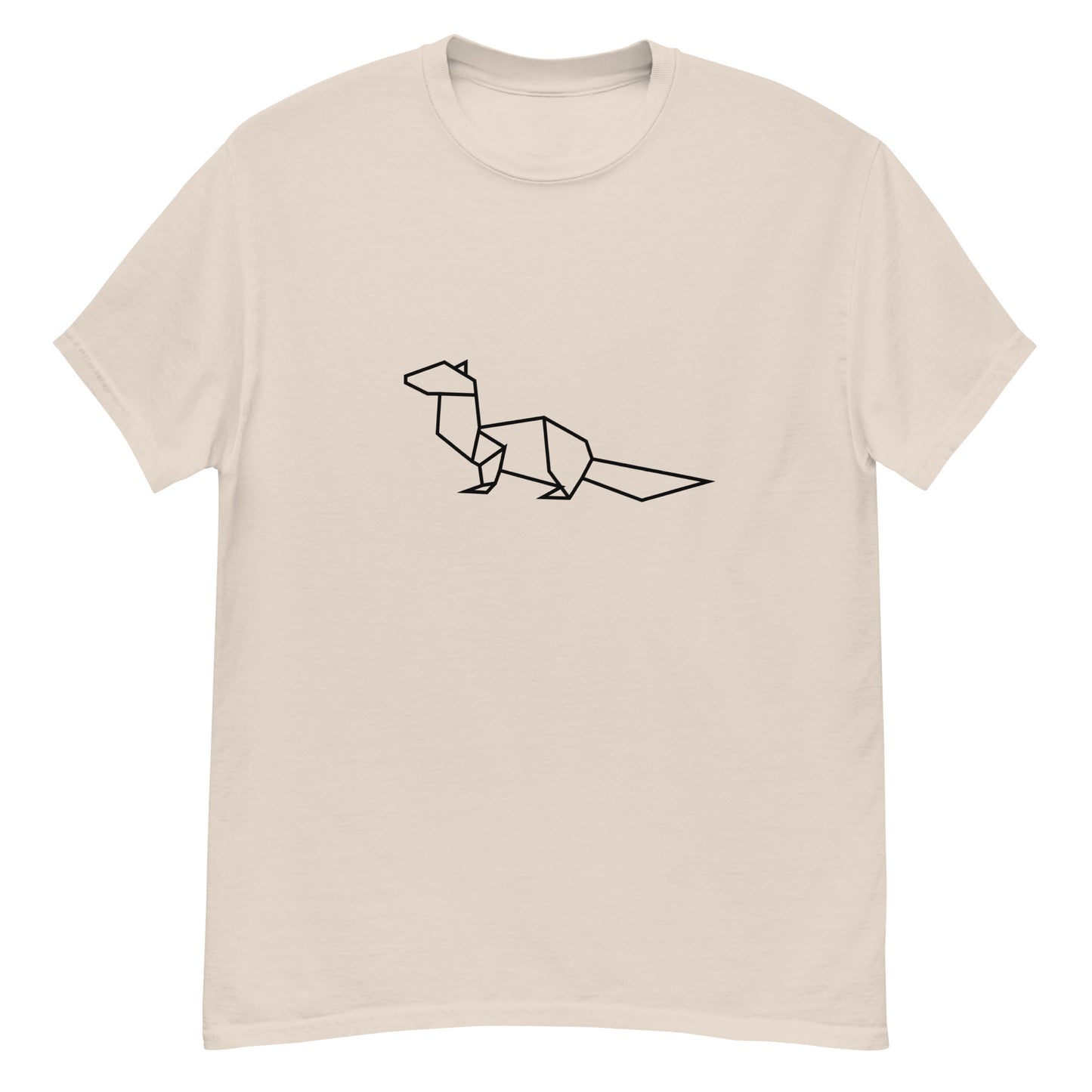 Ferret (black) - Origami Series - Men's classic tee