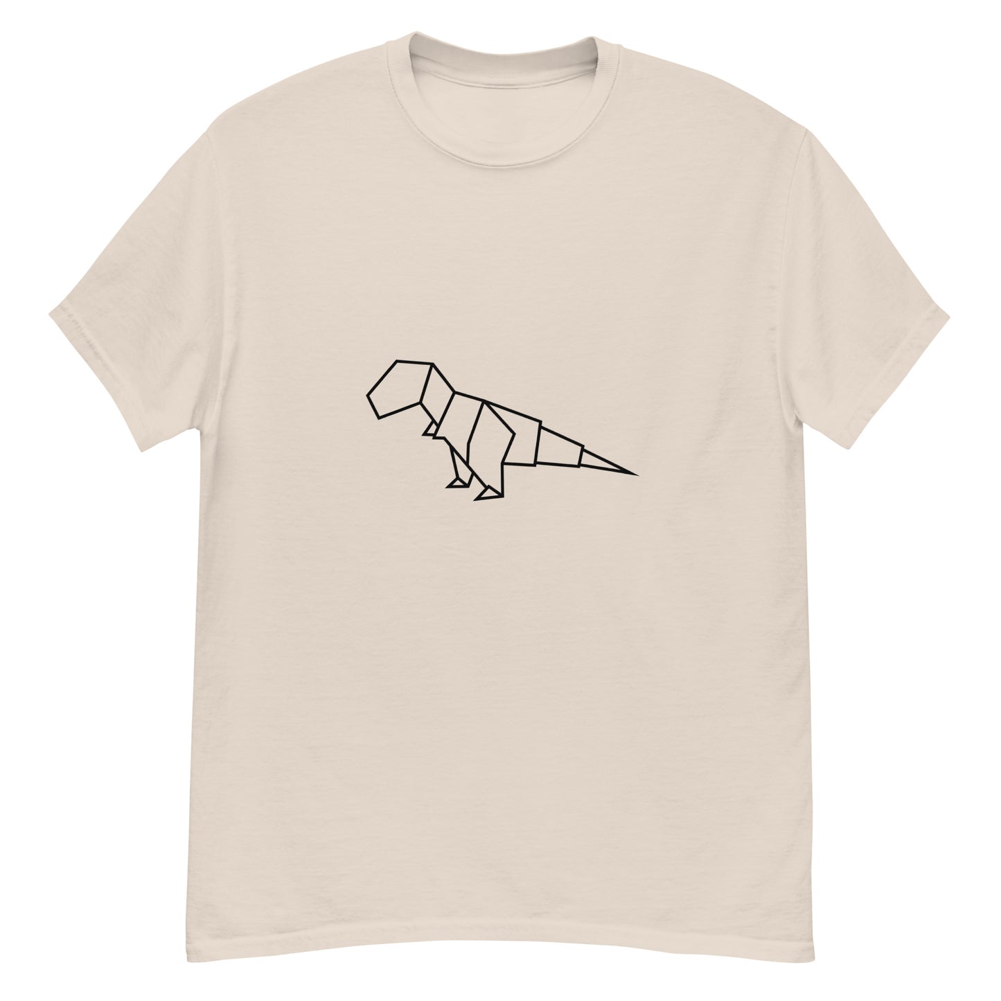T-Rex (black) - Origami Series - Men's classic tee