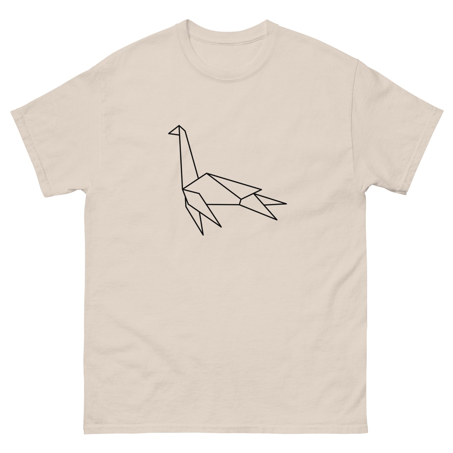 Plesiosaurus (black) - Origami Series - Men's classic tee