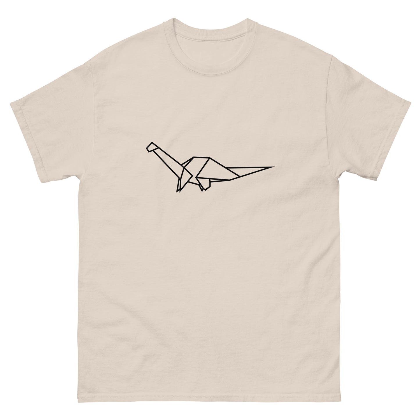 Brontosaurus (black) - Origami Series - Men's classic tee