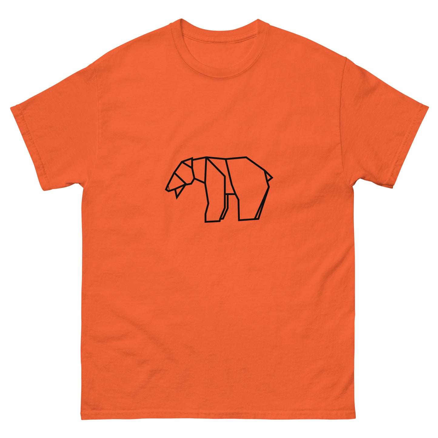 Bear (black) - Origami Series - Men's classic tee