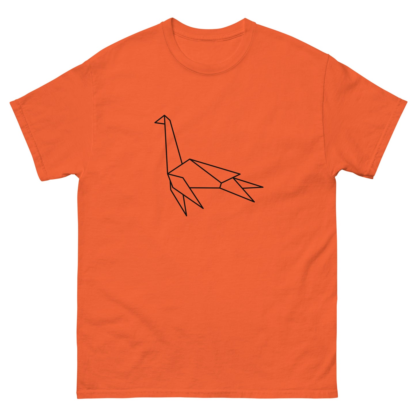 Plesiosaurus (black) - Origami Series - Men's classic tee