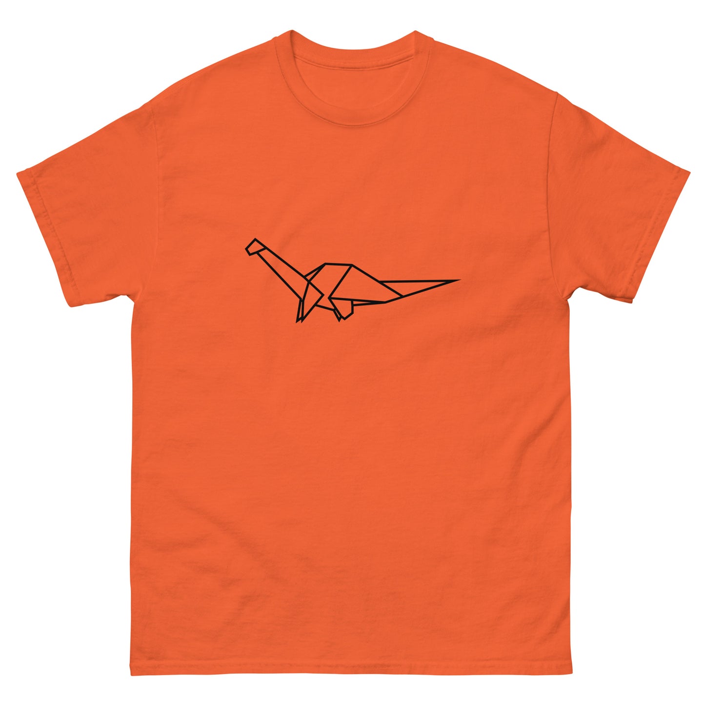 Brontosaurus (black) - Origami Series - Men's classic tee