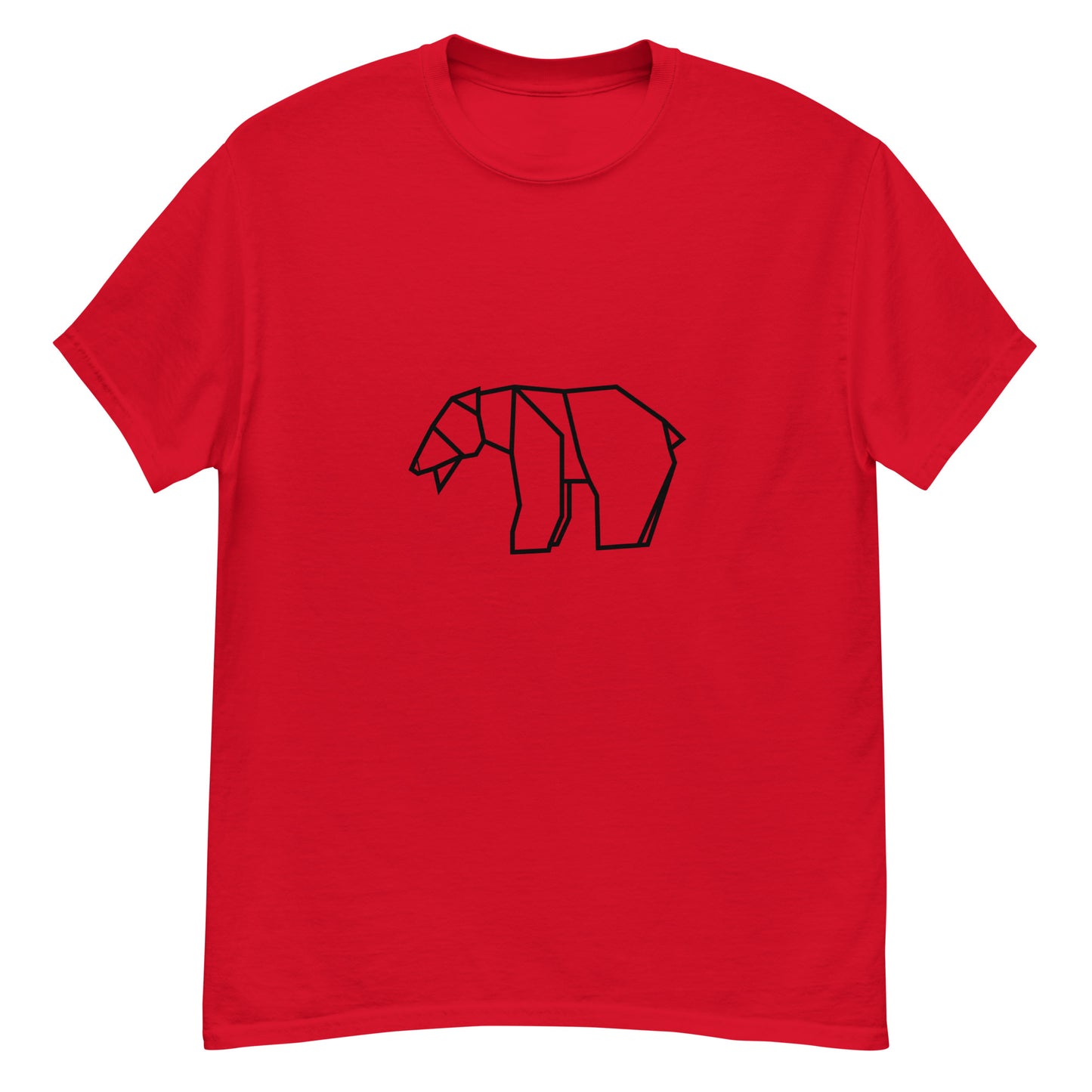 Bear (black) - Origami Series - Men's classic tee