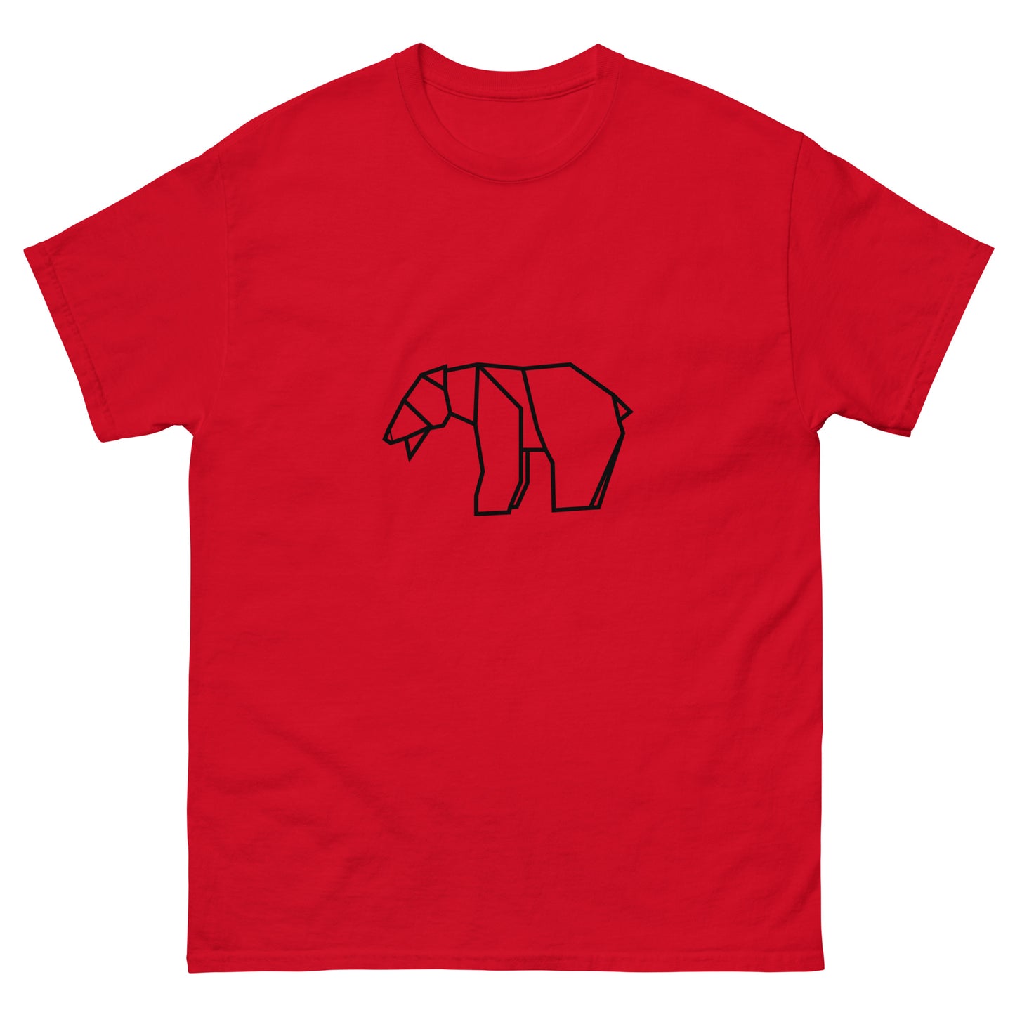 Bear (black) - Origami Series - Men's classic tee