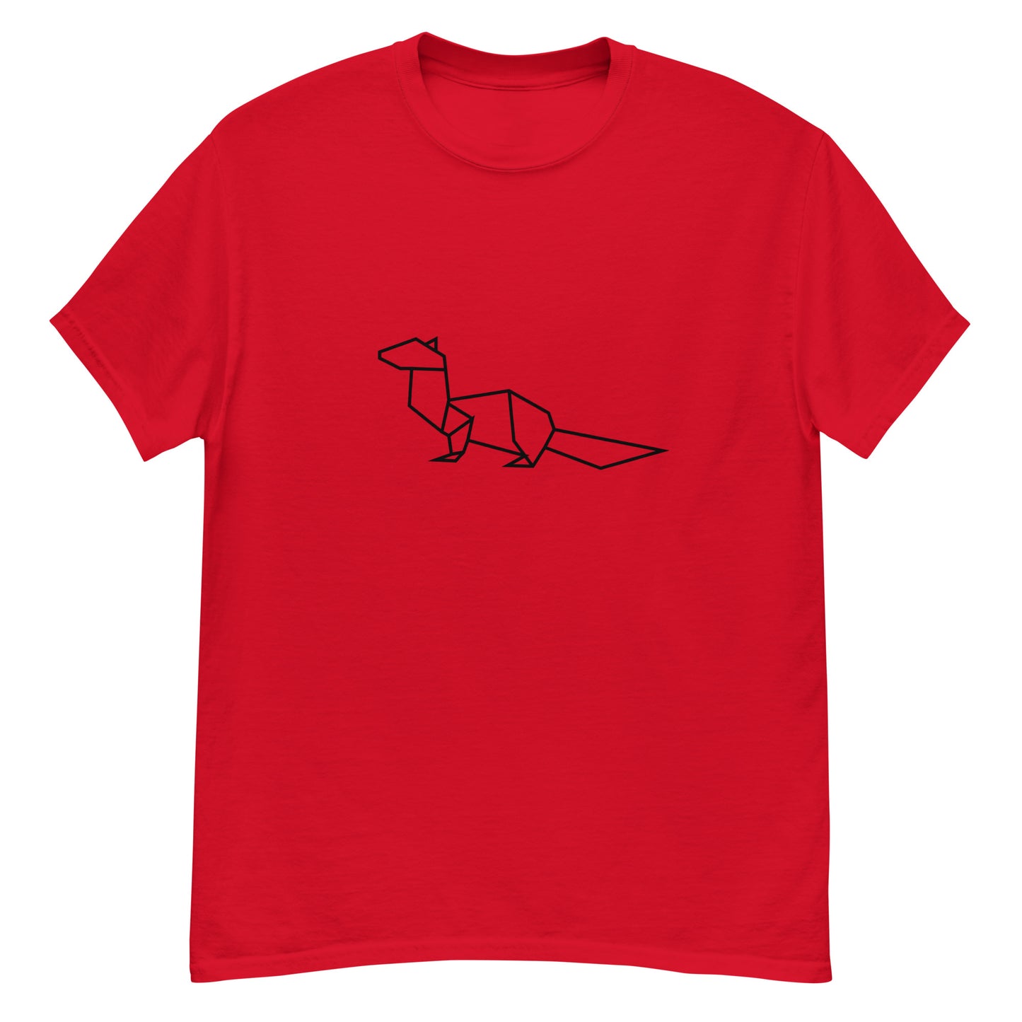 Ferret (black) - Origami Series - Men's classic tee