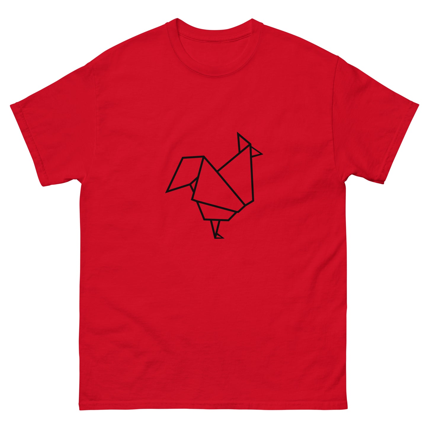 Rooster (black) - Origami Series - Men's classic tee