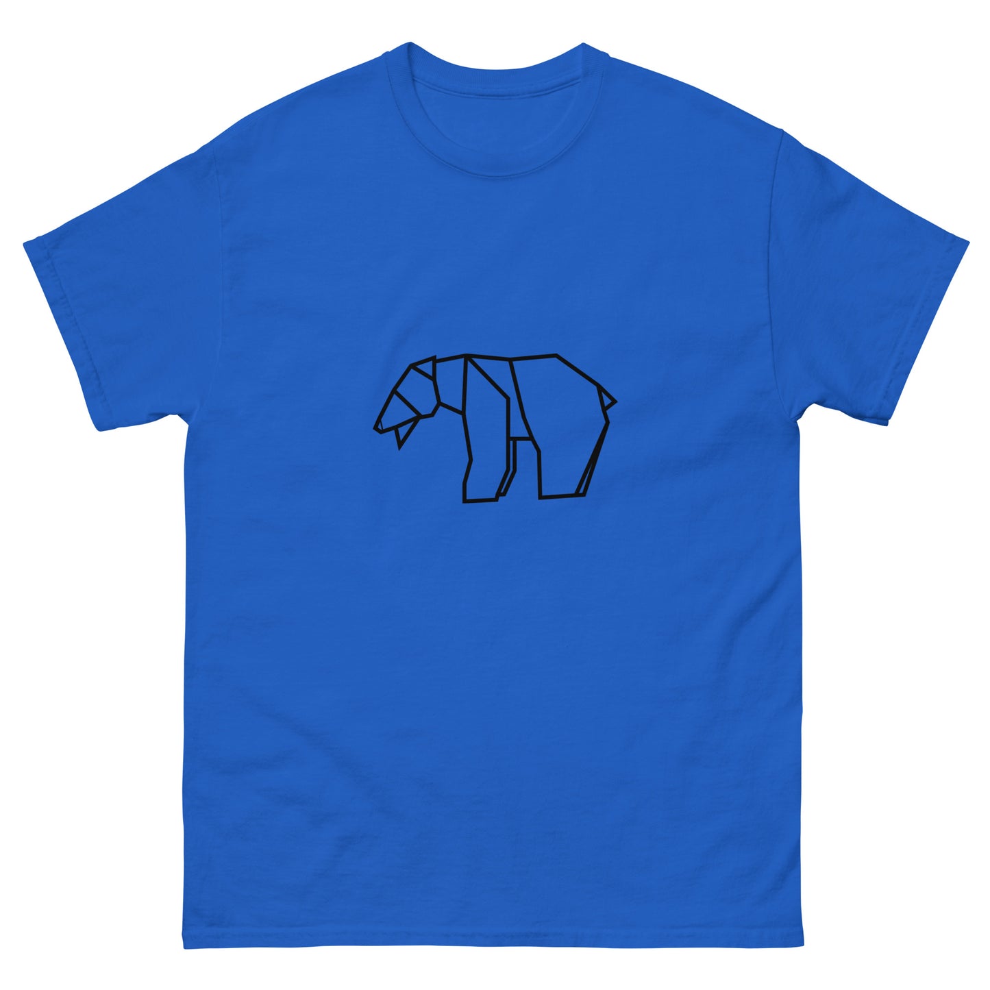 Bear (black) - Origami Series - Men's classic tee