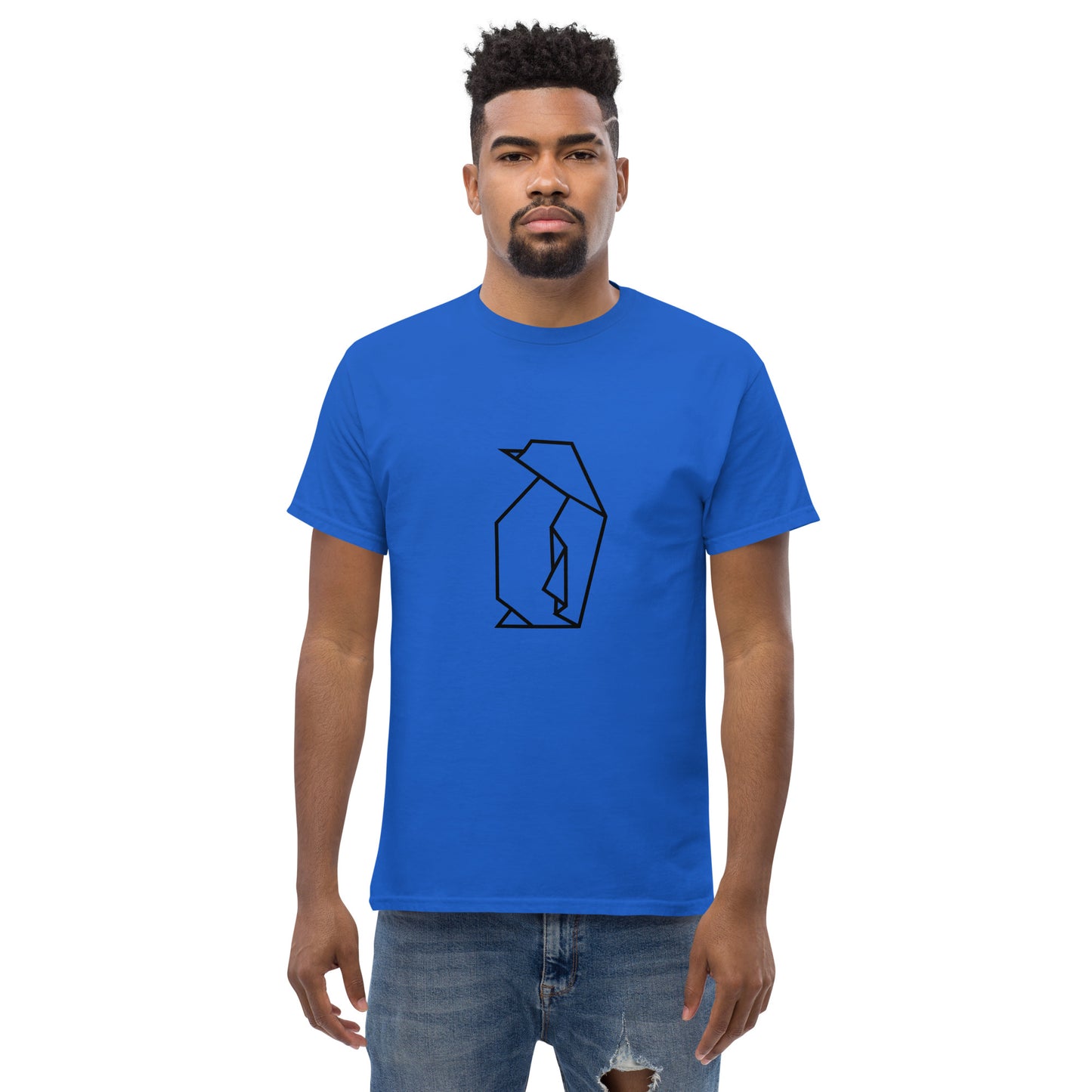 Penguin (black) - Origami Series - Men's classic tee