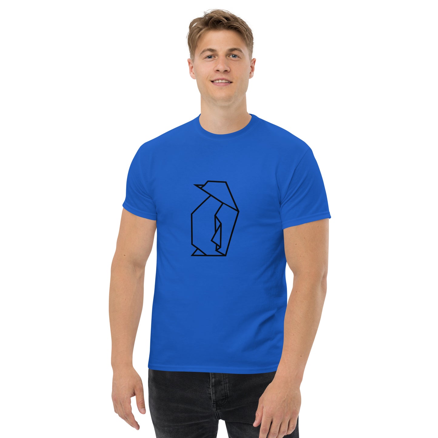 Penguin (black) - Origami Series - Men's classic tee