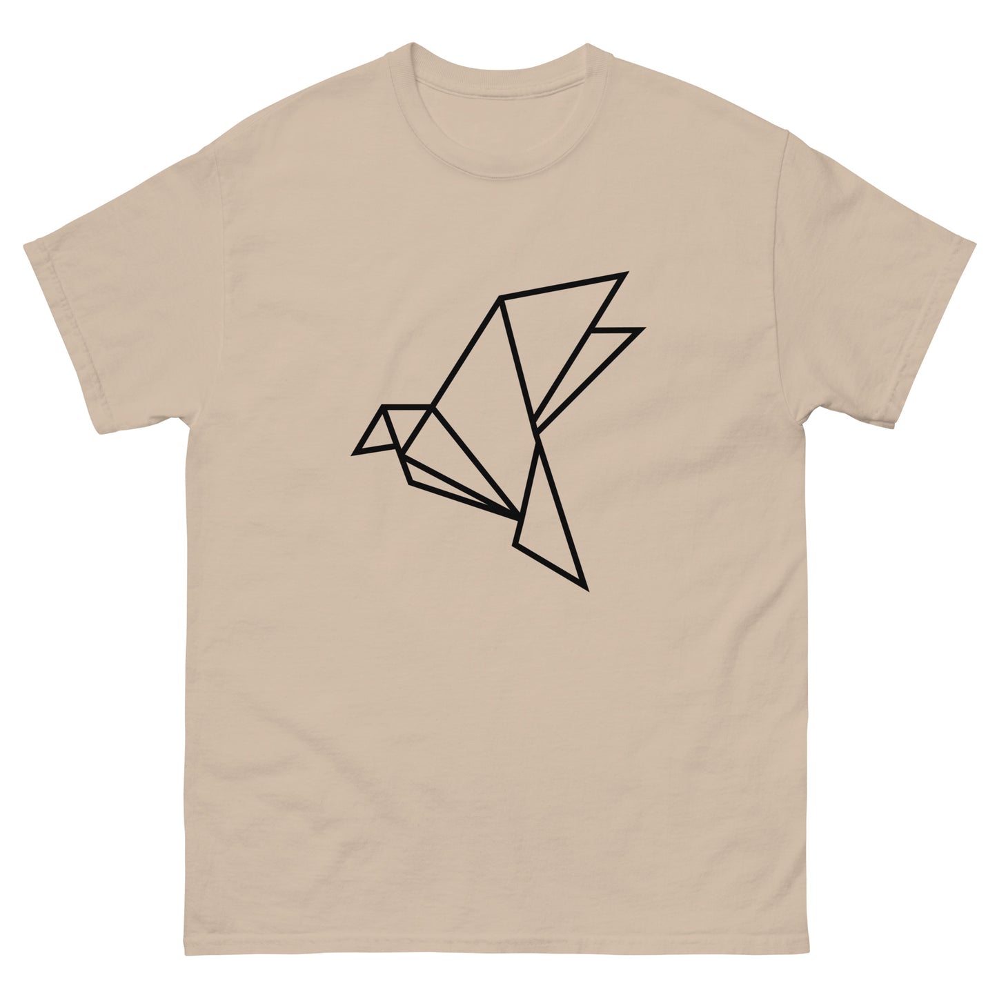 Dove (black) - Origami Series - Men's classic tee