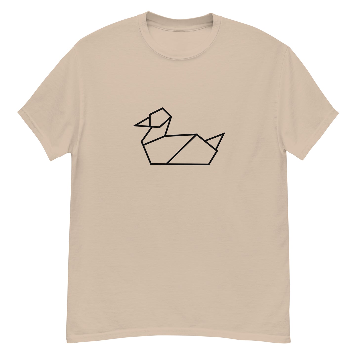 Duck (black) - Origami Series - Men's classic tee