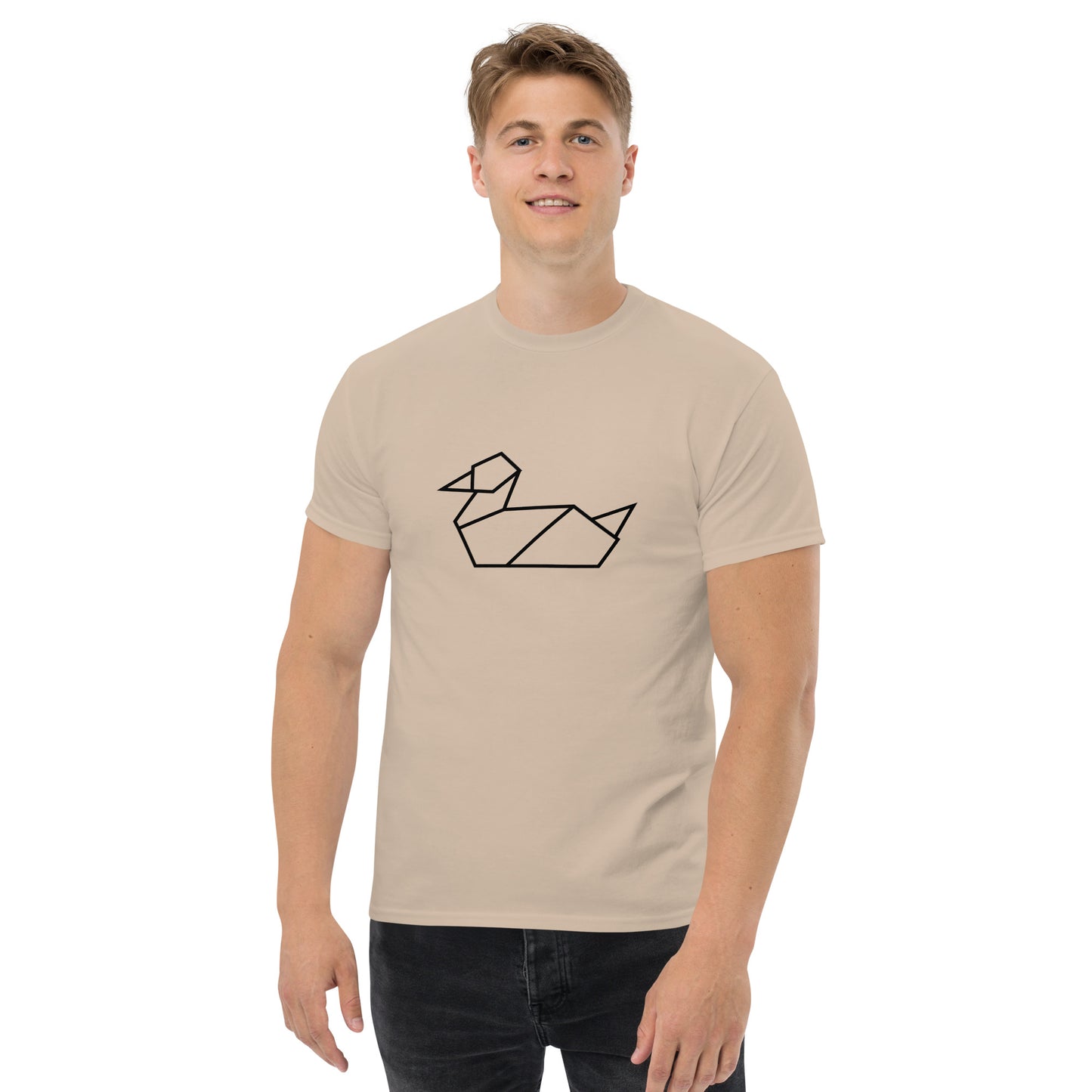 Duck (black) - Origami Series - Men's classic tee