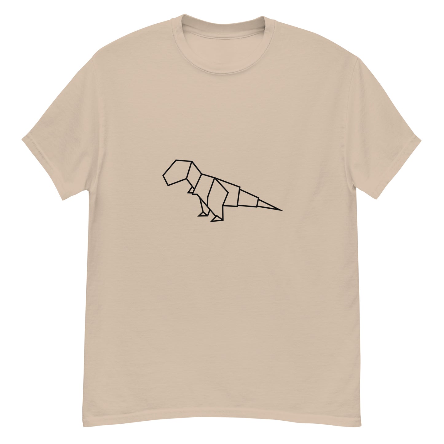 T-Rex (black) - Origami Series - Men's classic tee