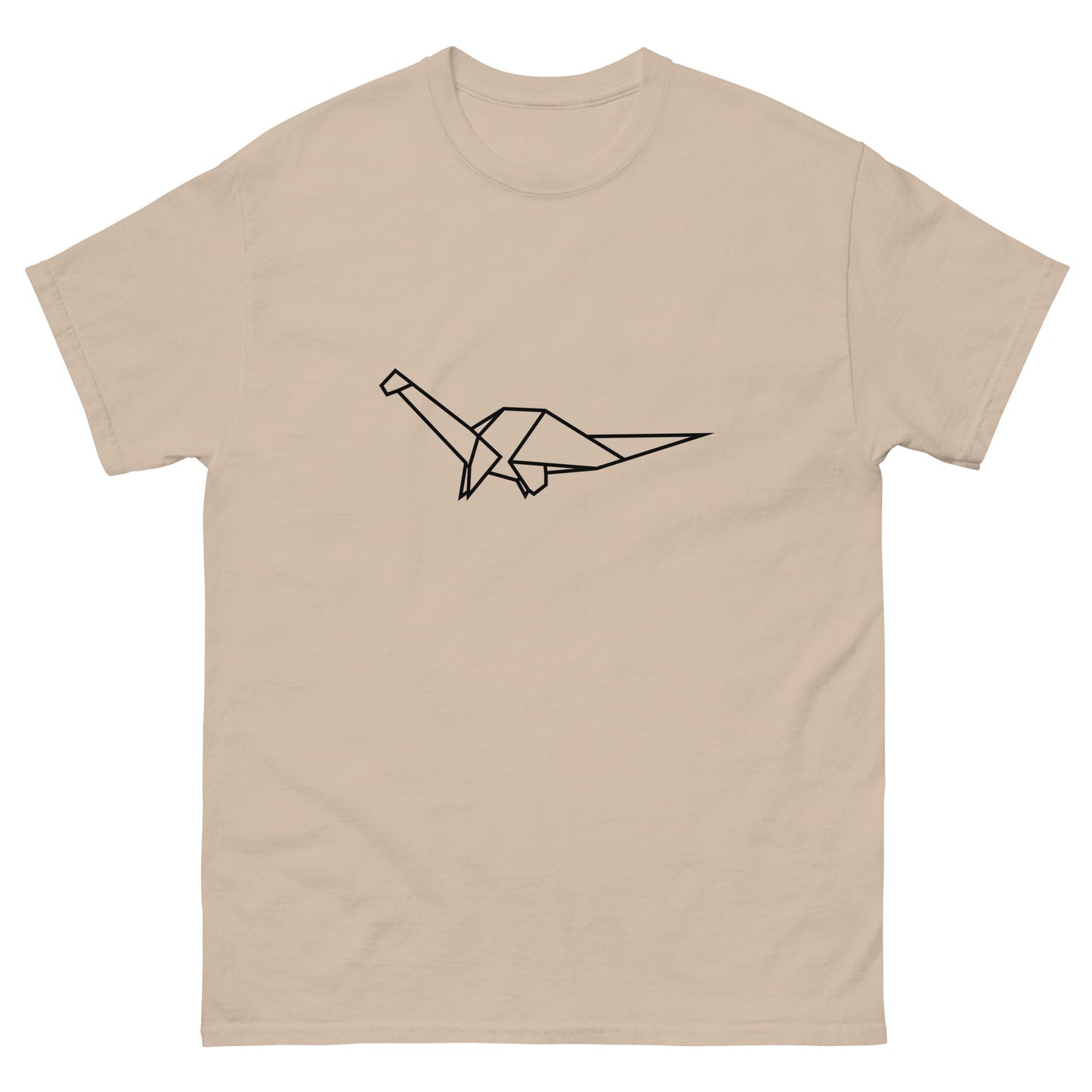 Brontosaurus (black) - Origami Series - Men's classic tee