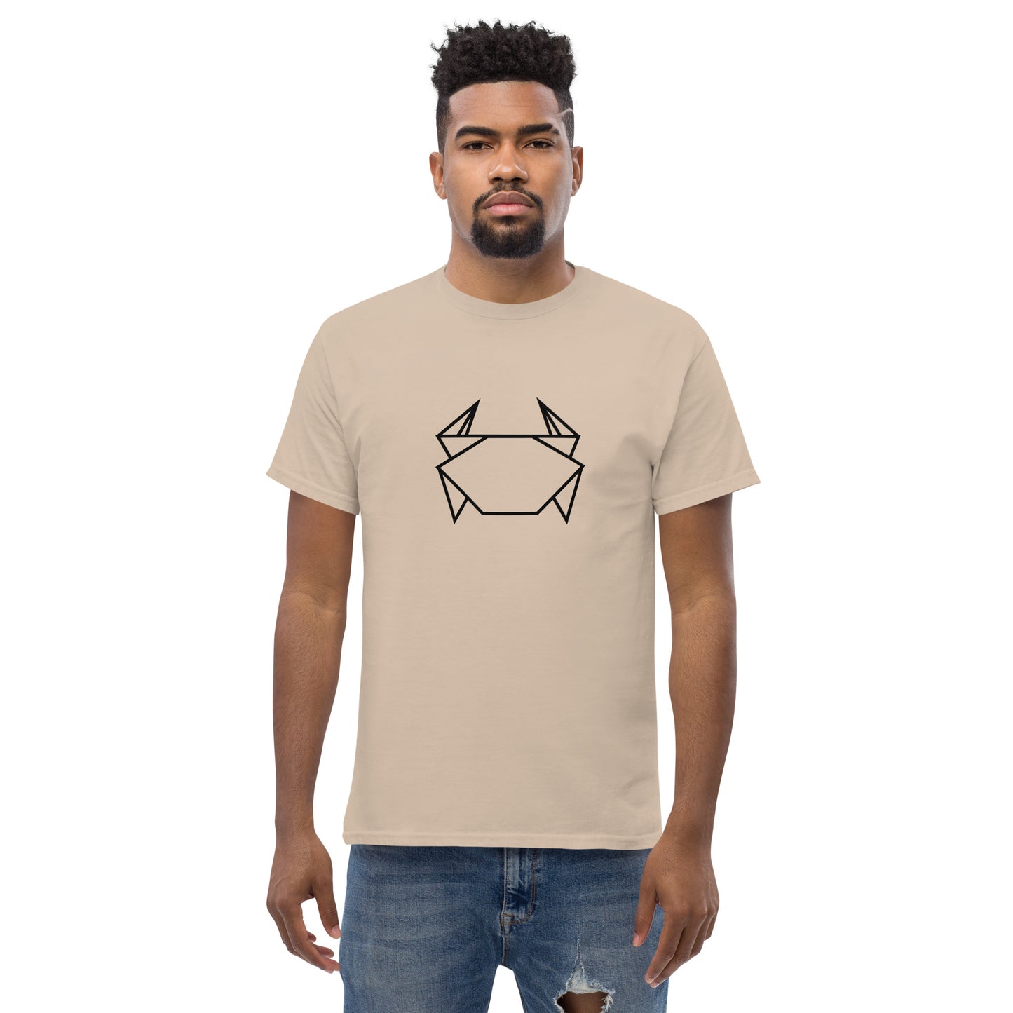 Crab (black) - Origami Series - Men's classic tee