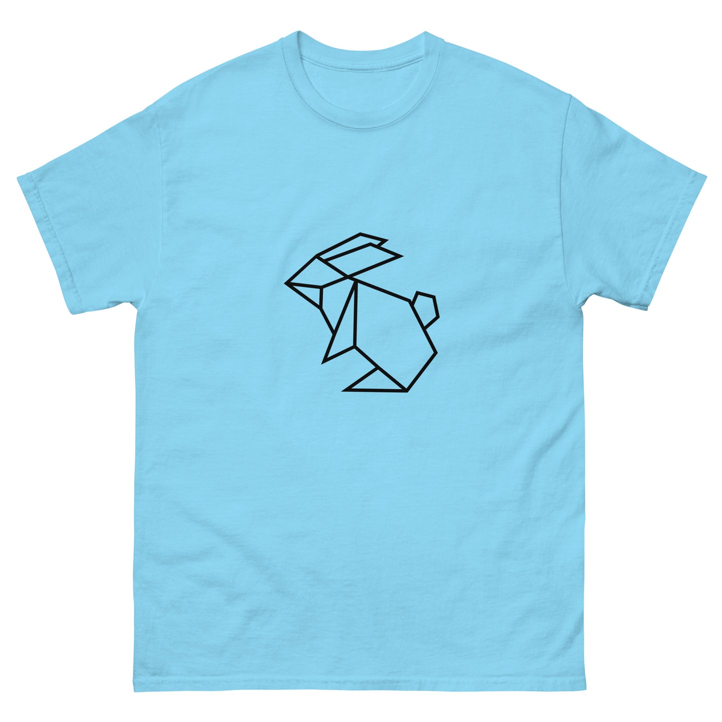 Rabbit (black) - Origami Series - Men's classic tee